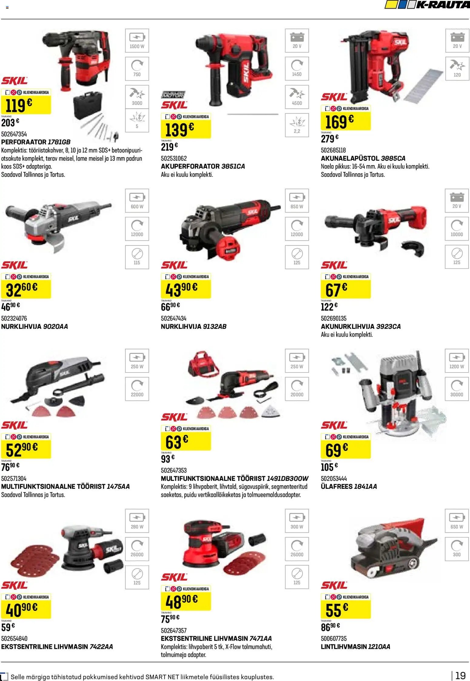 K-Rauta Tööriistakataloog