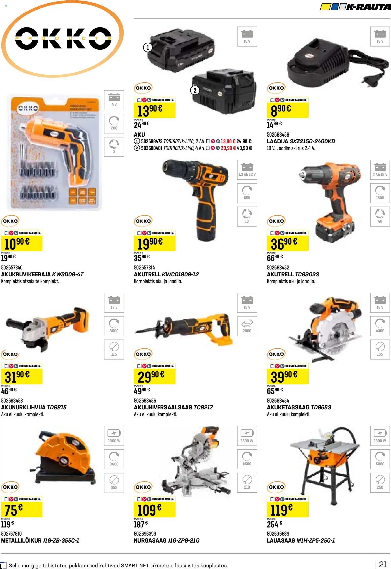 K-Rauta Tööriistakataloog