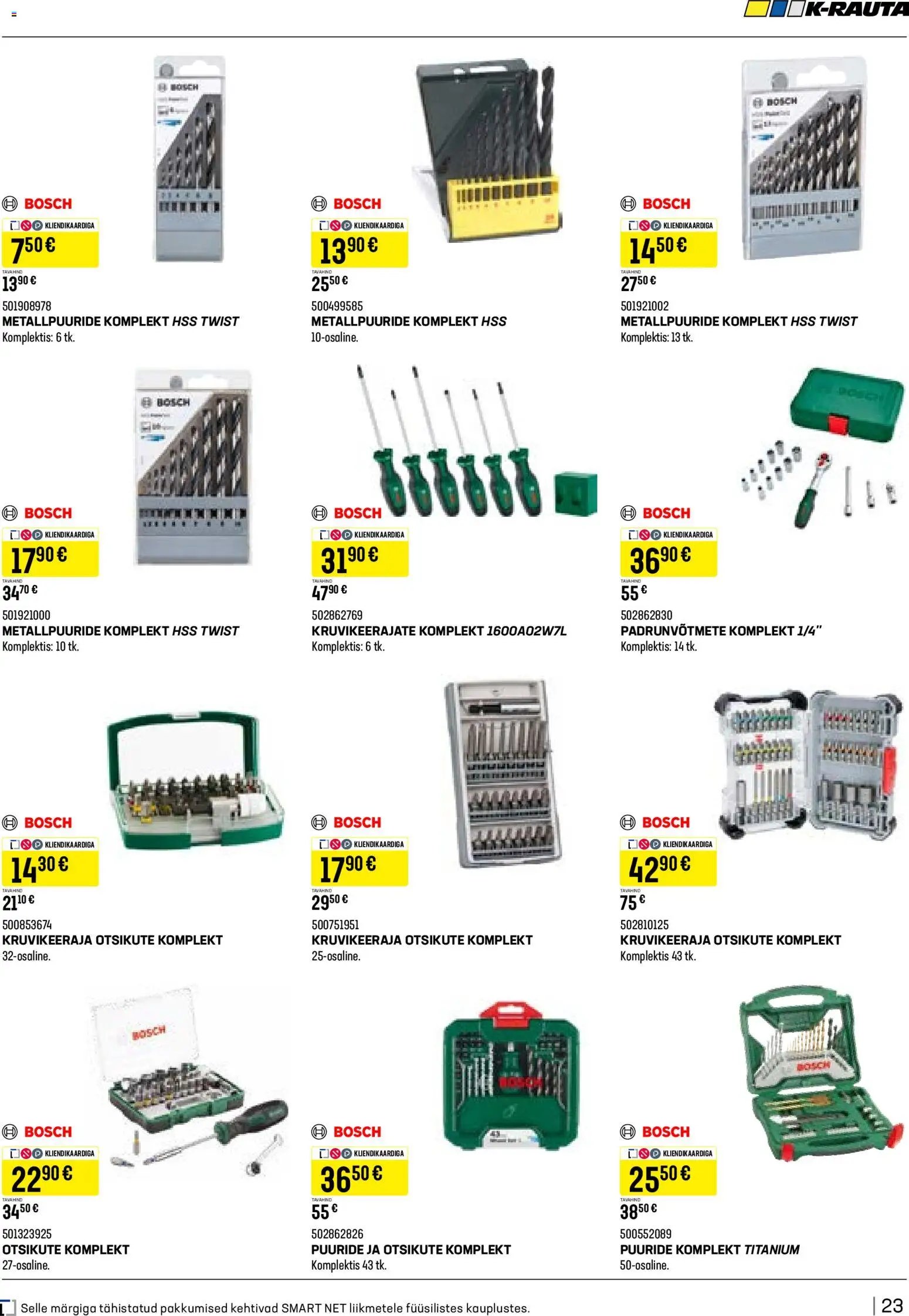 K-Rauta Tööriistakataloog