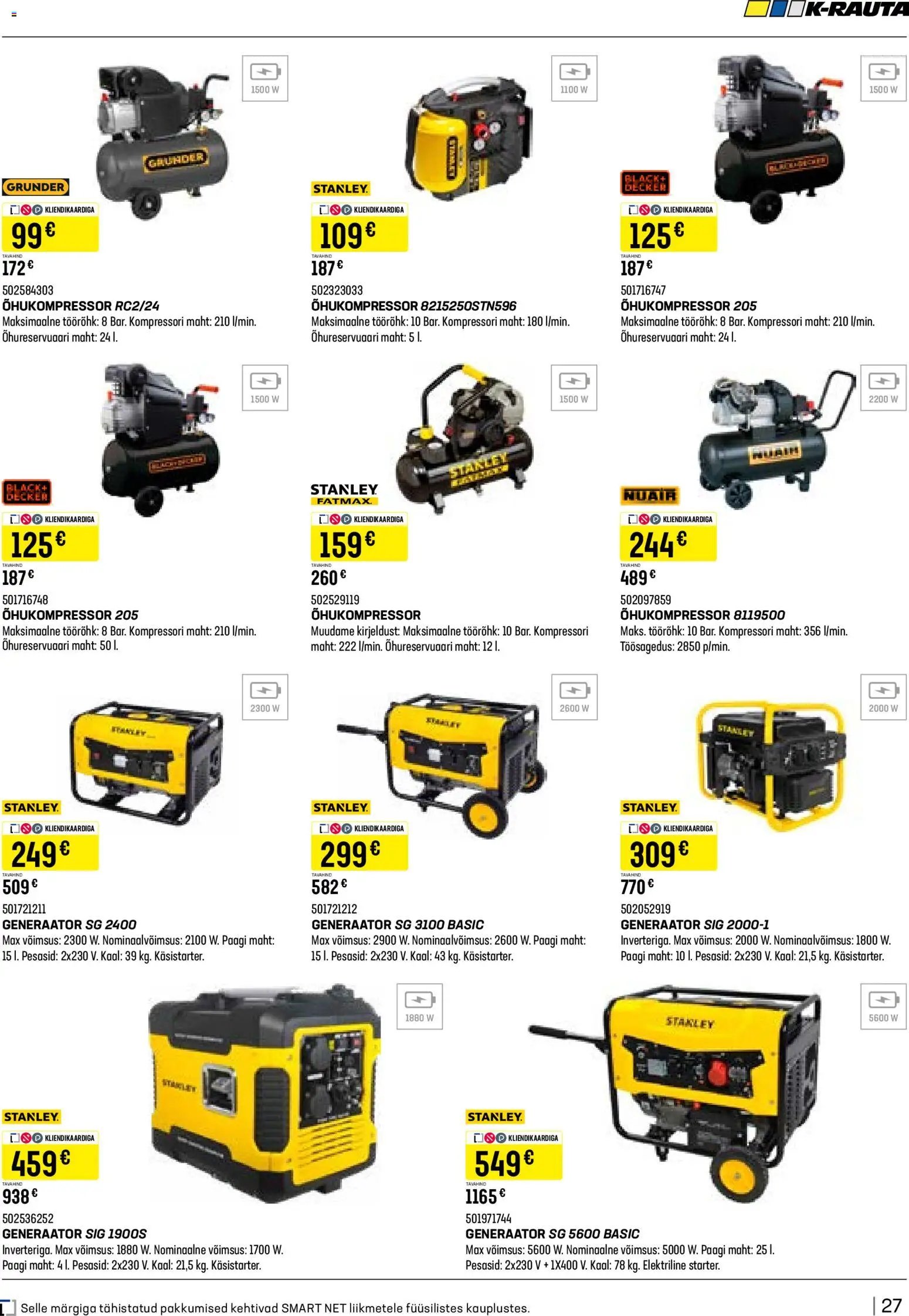 K-Rauta Tööriistakataloog