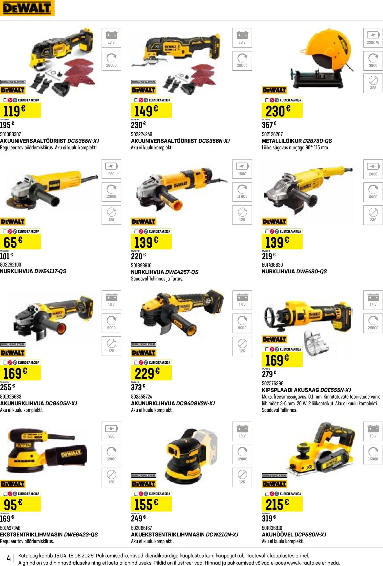 K-Rauta Tööriistakataloog