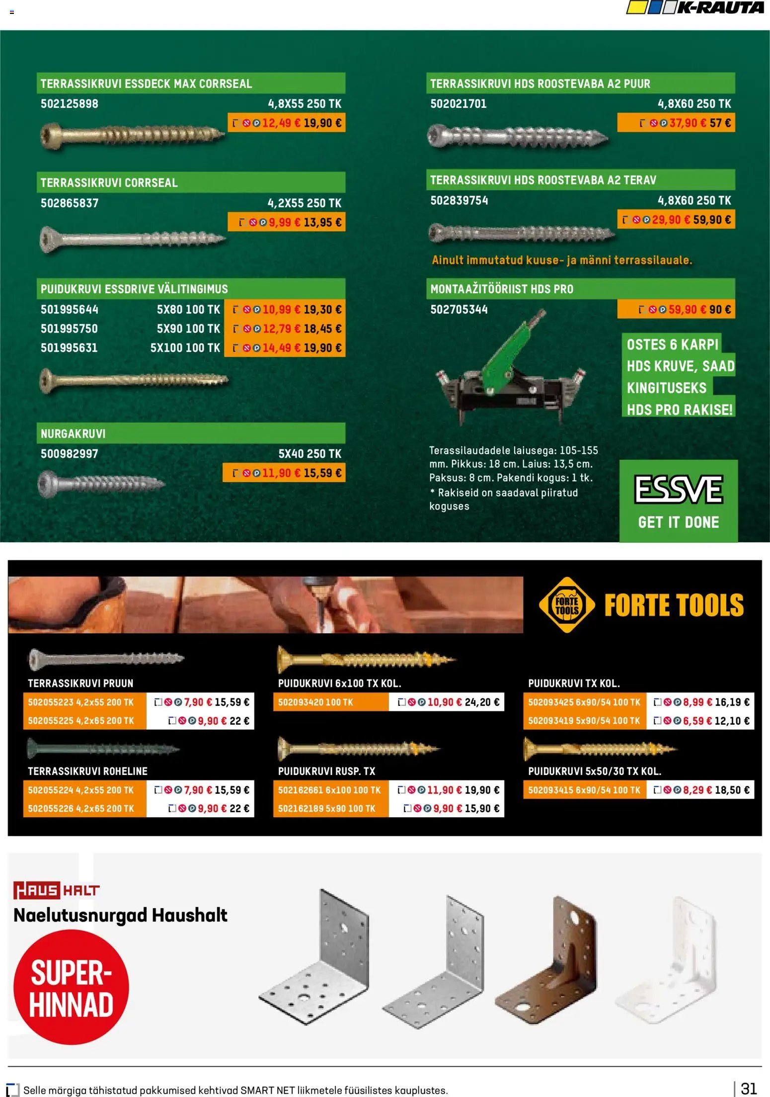 K-Rauta Tööriistakataloog