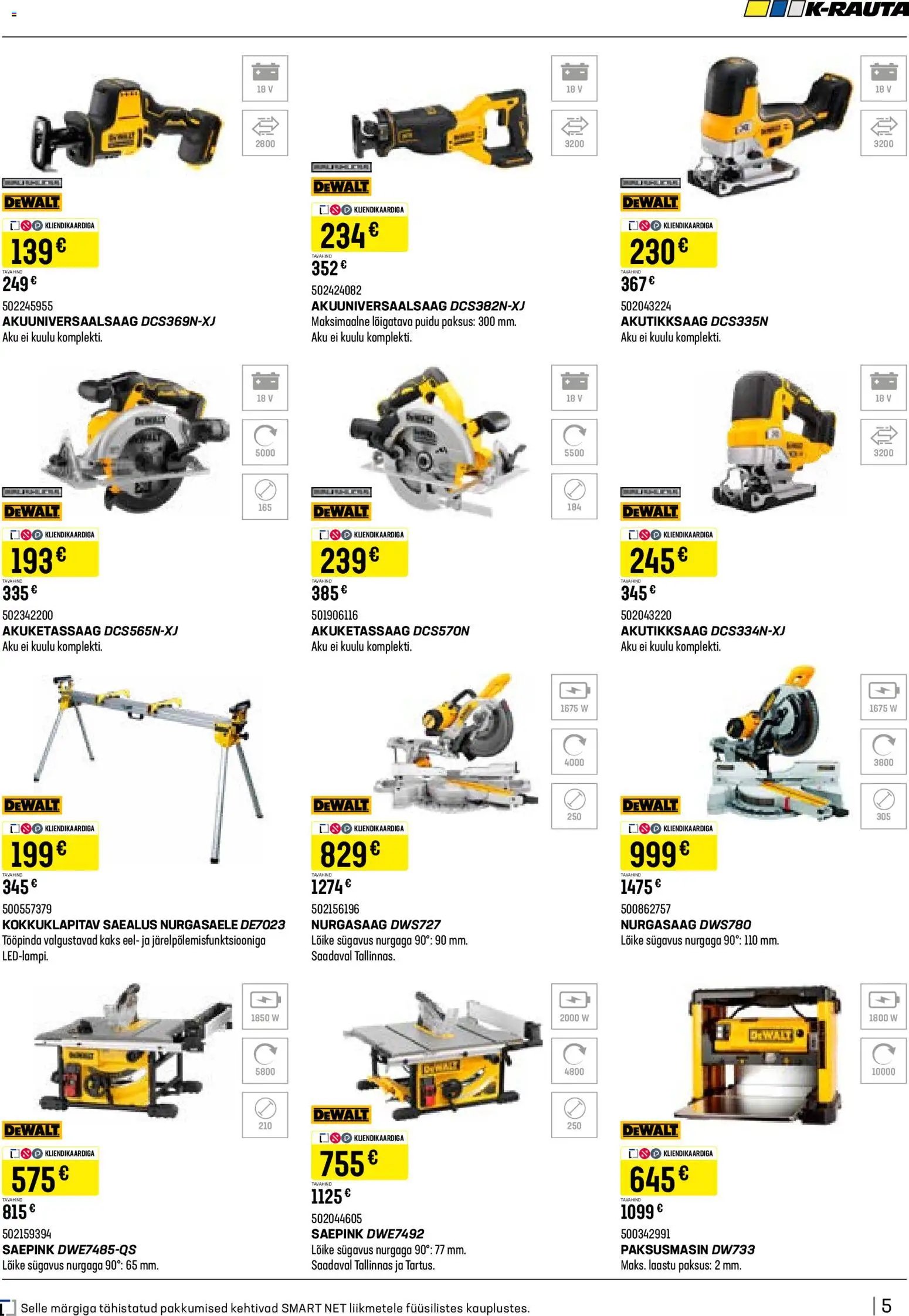 K-Rauta Tööriistakataloog