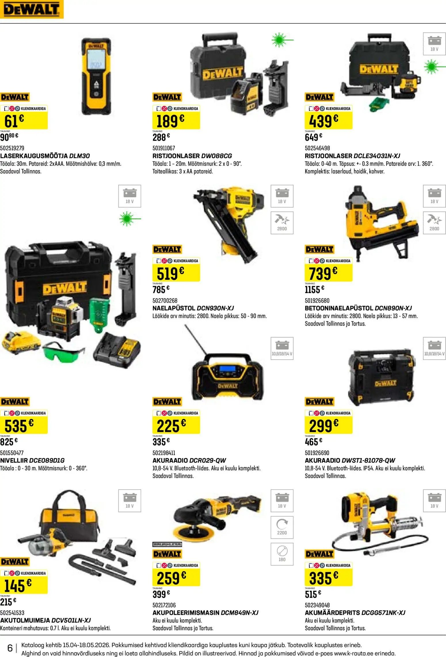 K-Rauta Tööriistakataloog