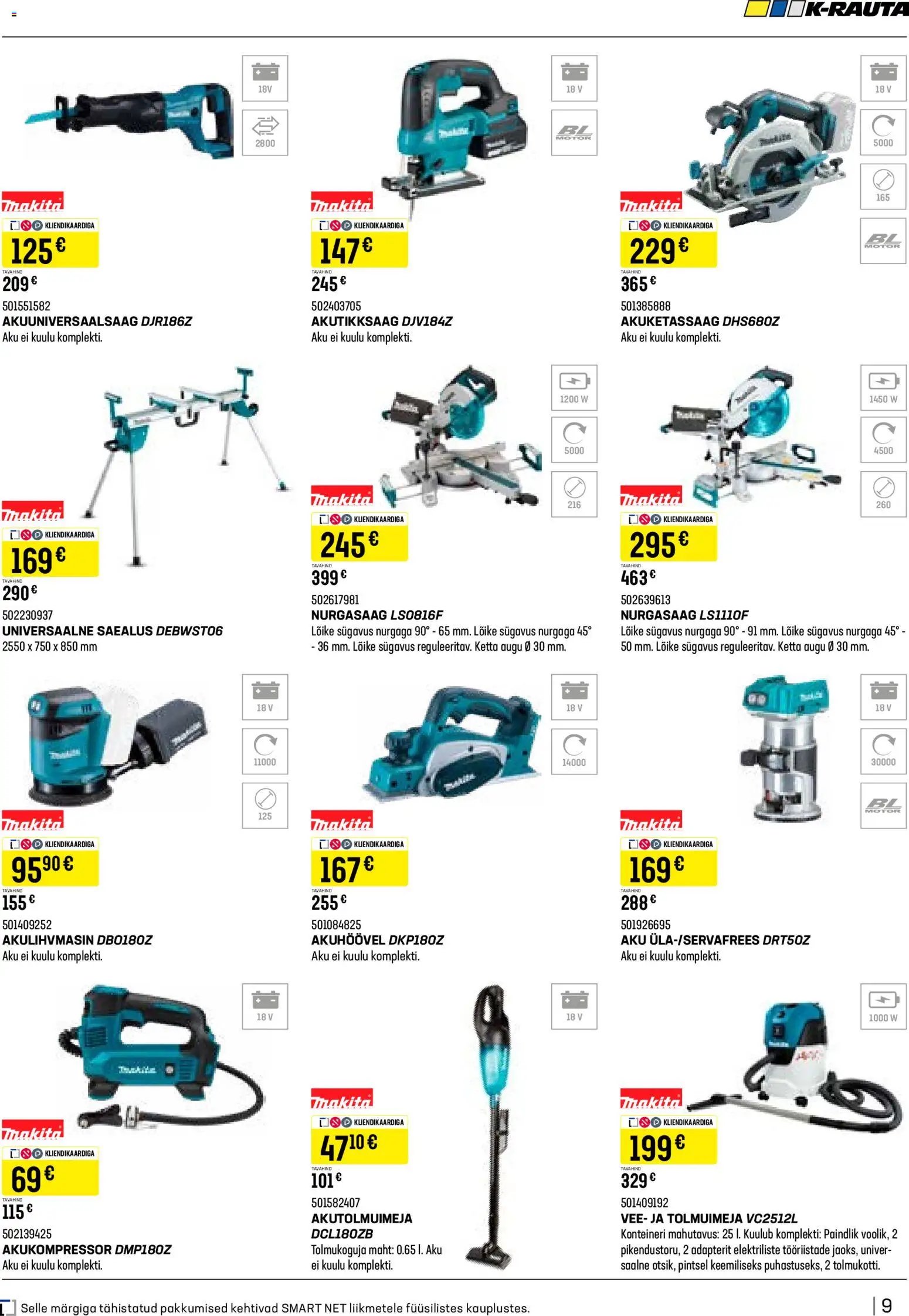 K-Rauta Tööriistakataloog