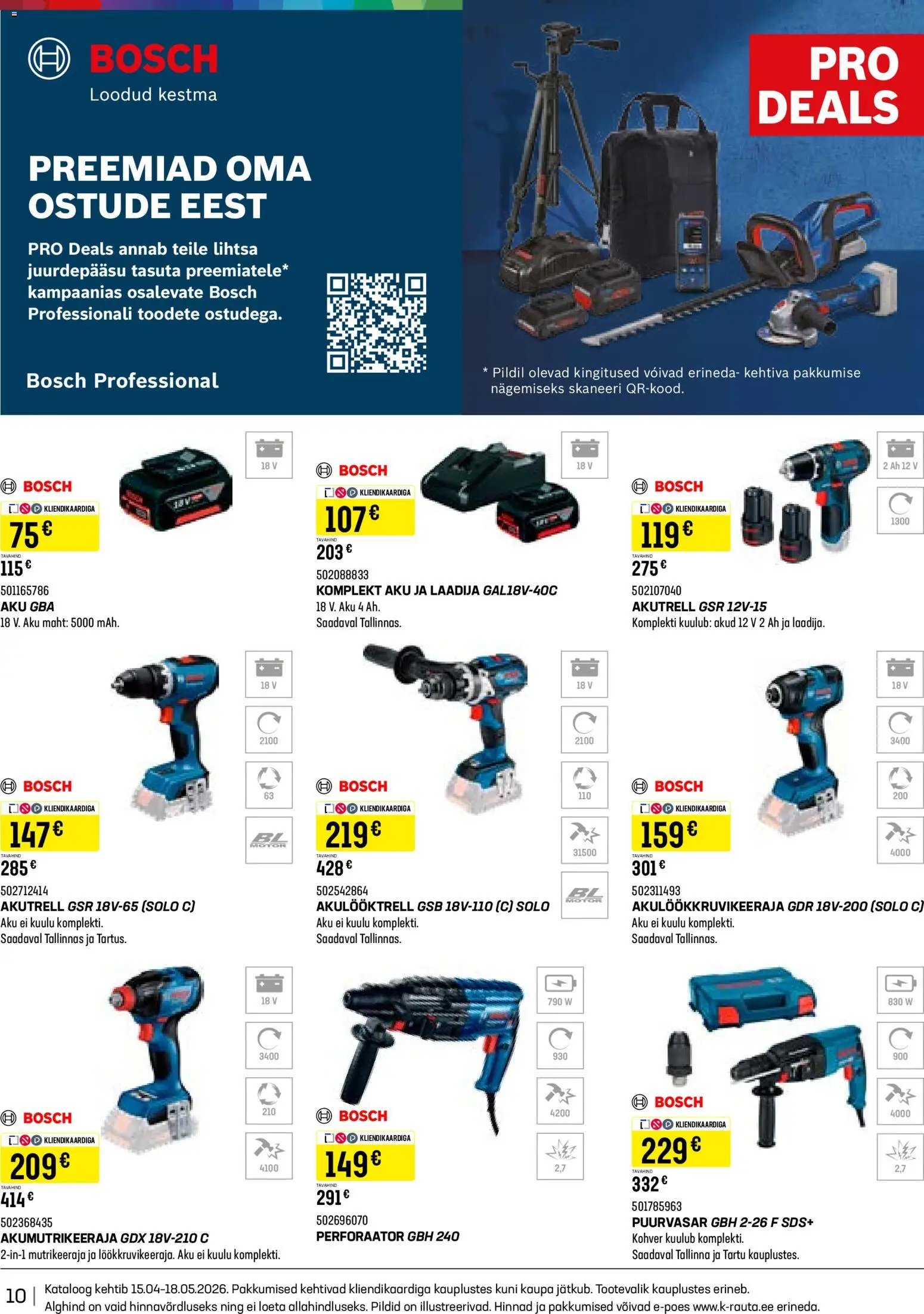 K-Rauta Tööriistakataloog