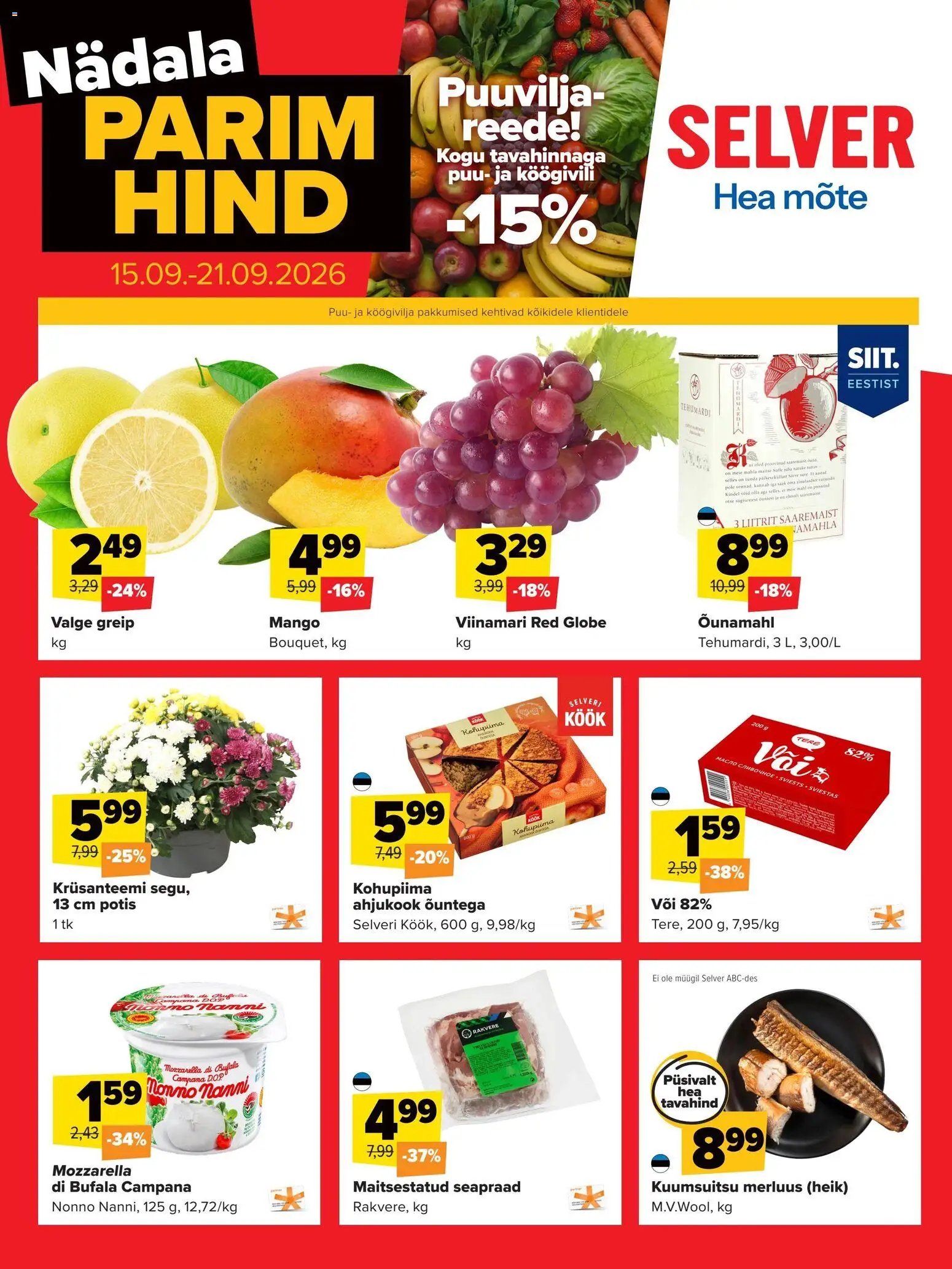 Selver Nädala parim hind