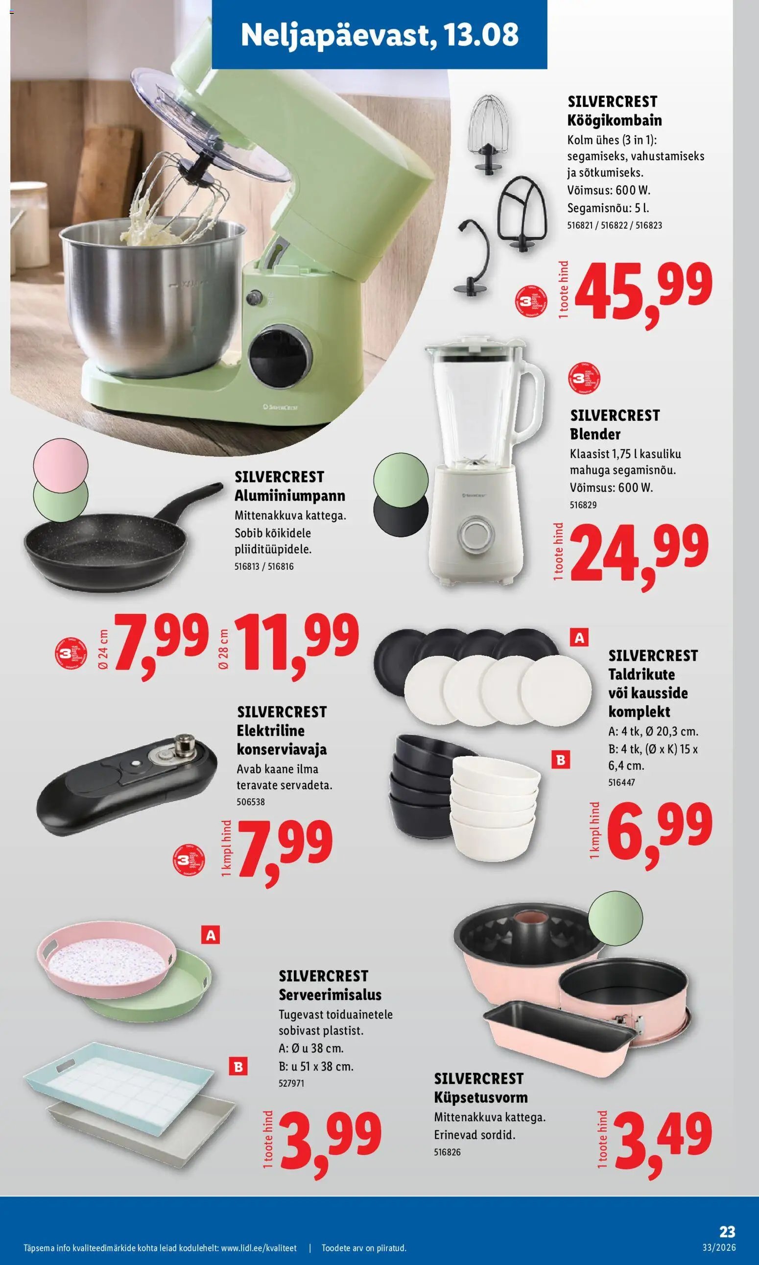 Lidl Tööstuskaupade pakkumised