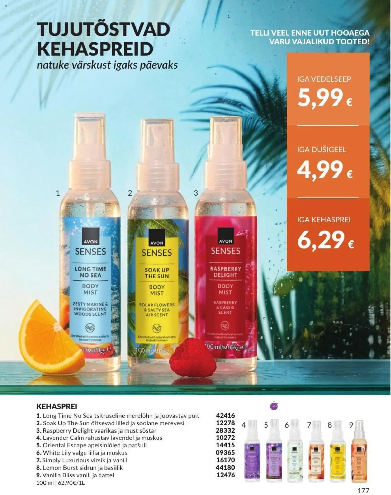 AVON Augusti kataloog