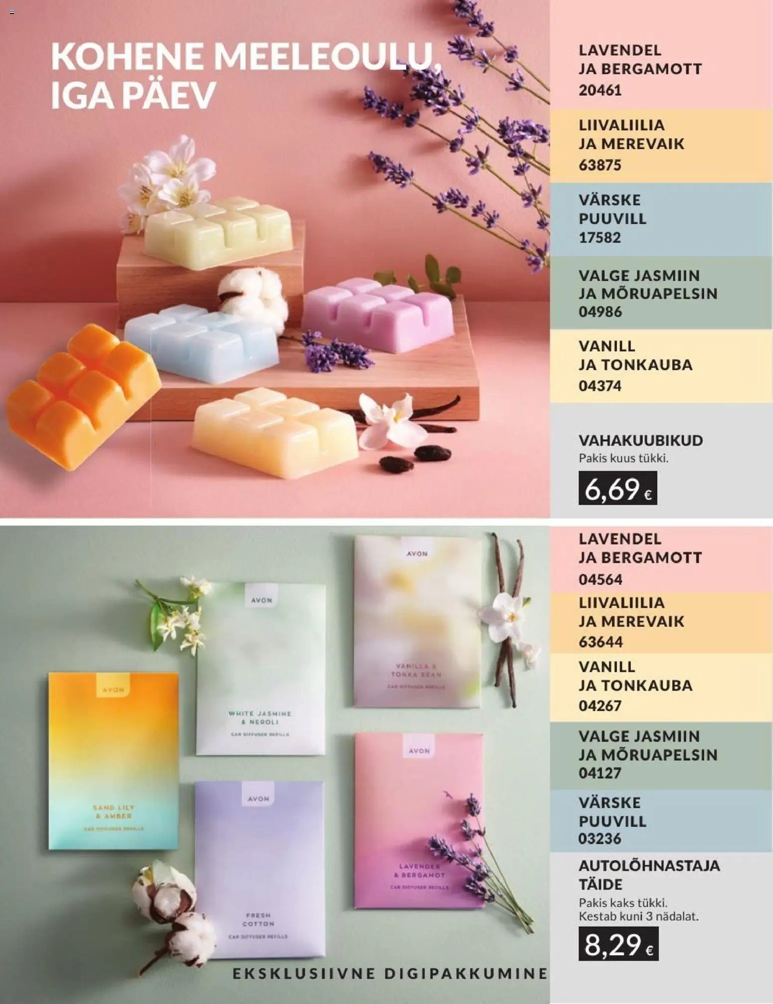 AVON Augusti kataloog