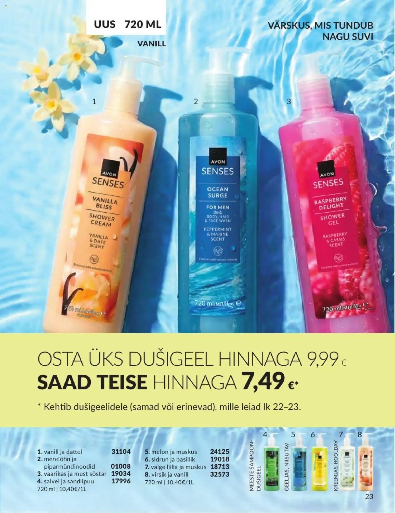 AVON Augusti kataloog