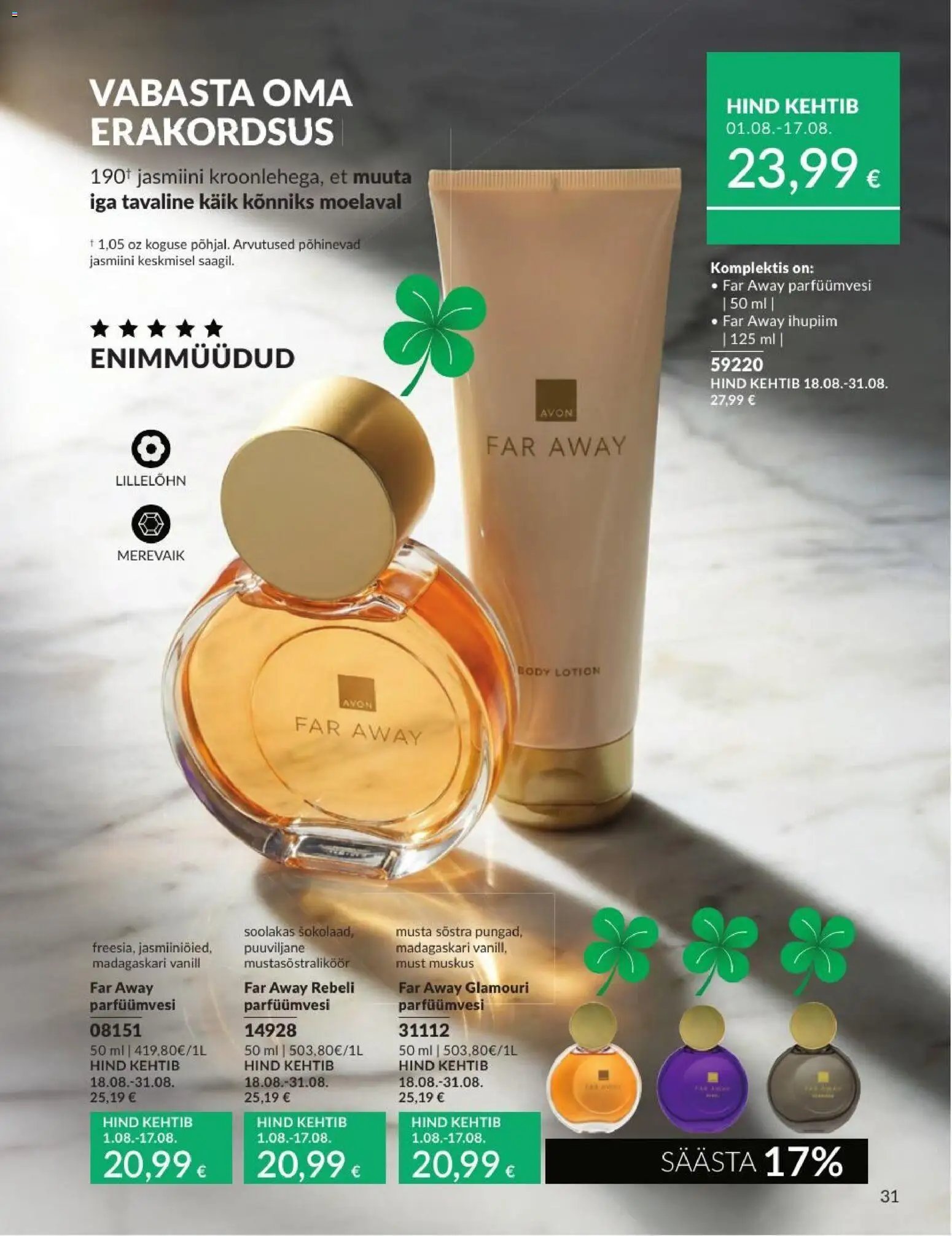 AVON Augusti kataloog
