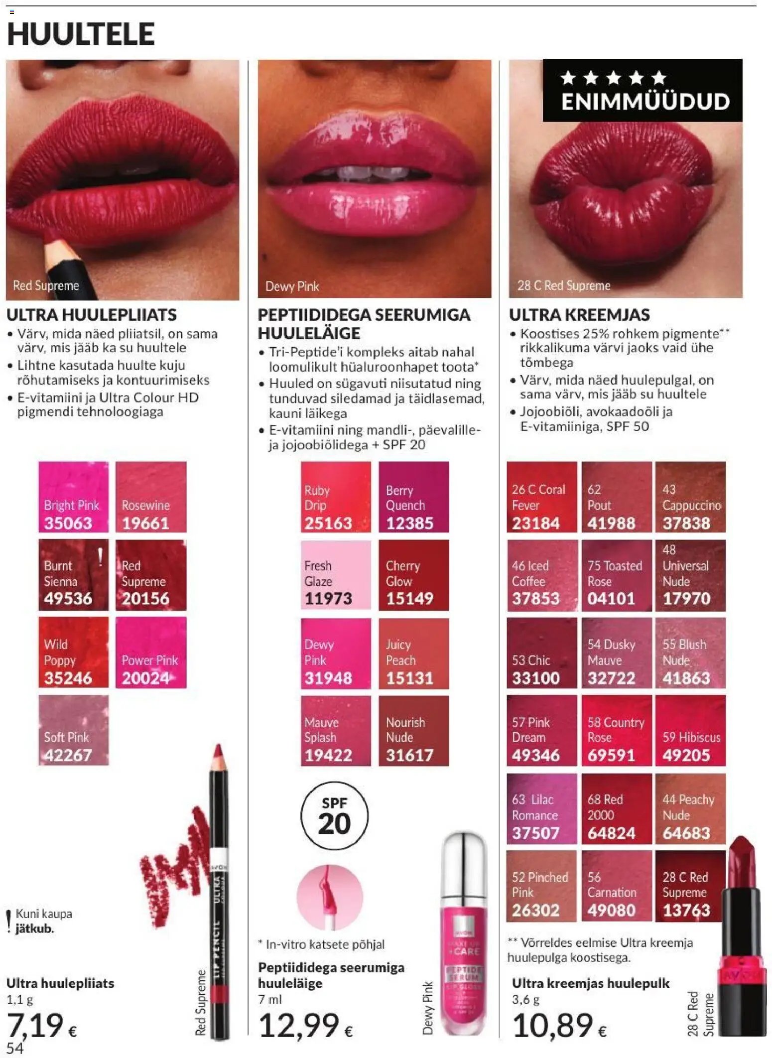 AVON Augusti kataloog