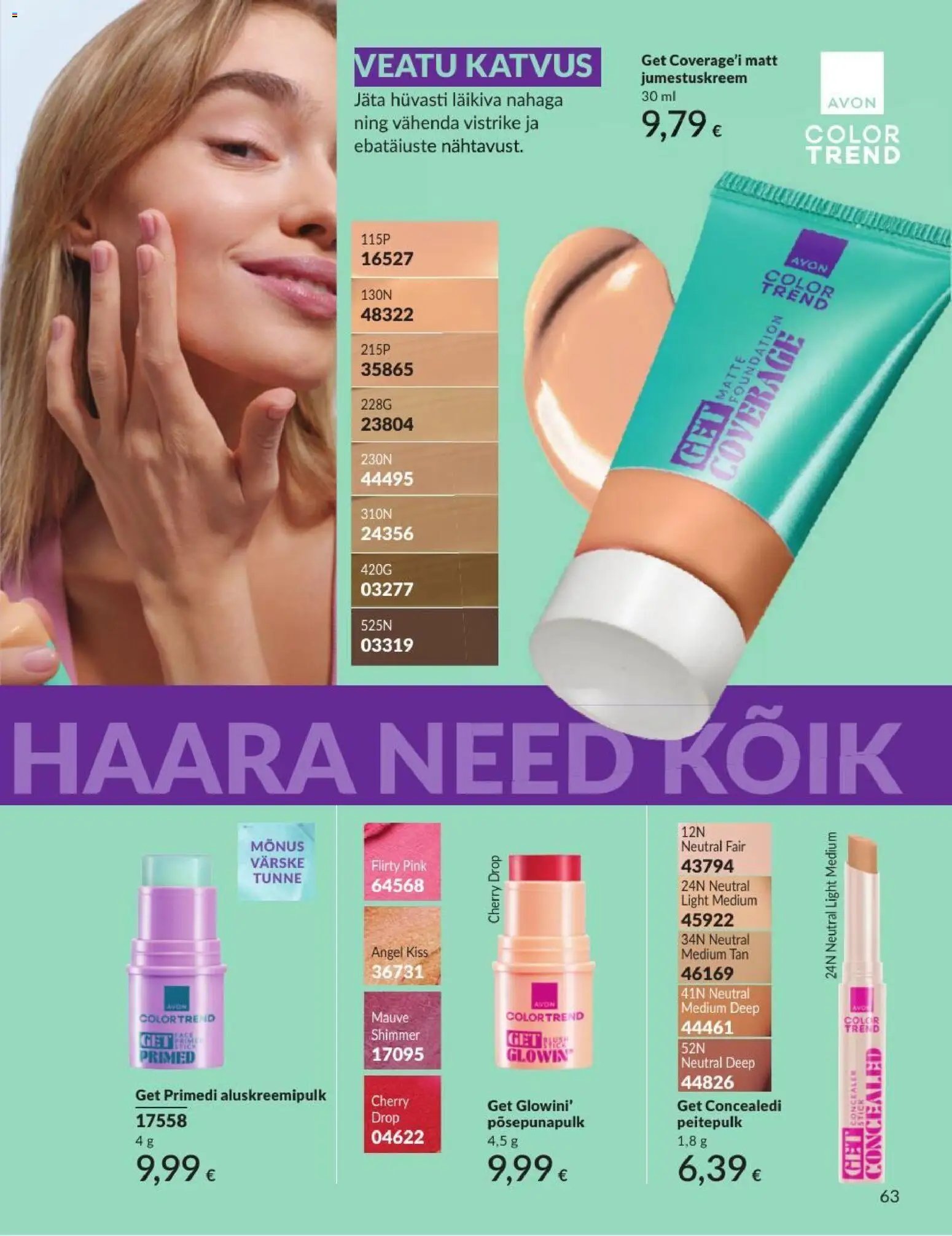 AVON Augusti kataloog