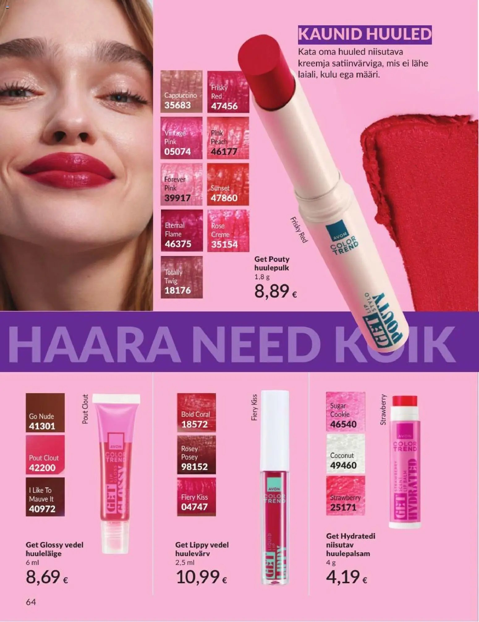 AVON Augusti kataloog