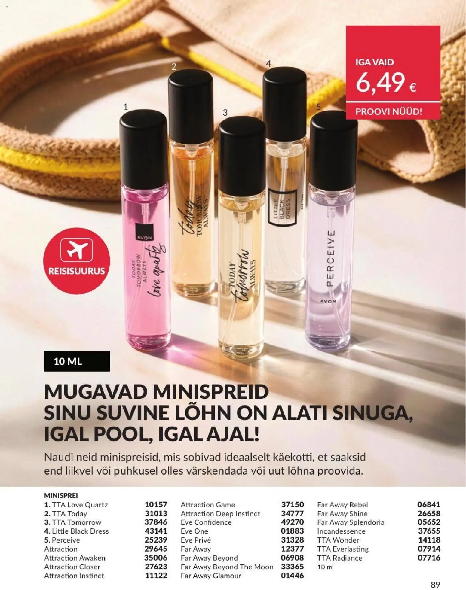 AVON Augusti kataloog