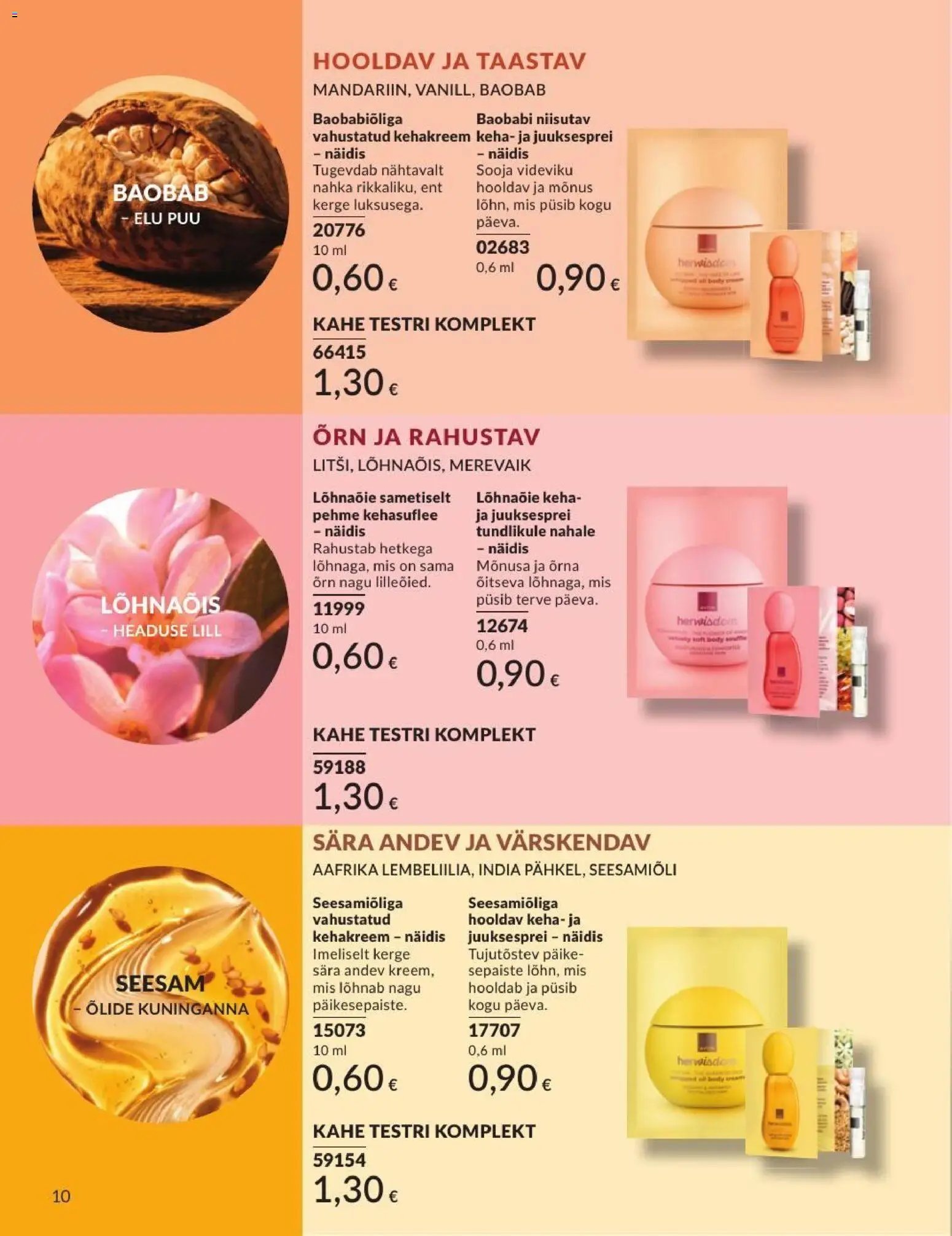 AVON Augusti kataloog