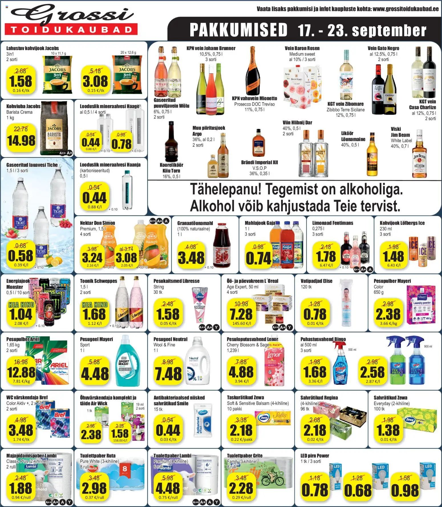 Grossi Toidukaubad Pakkumised