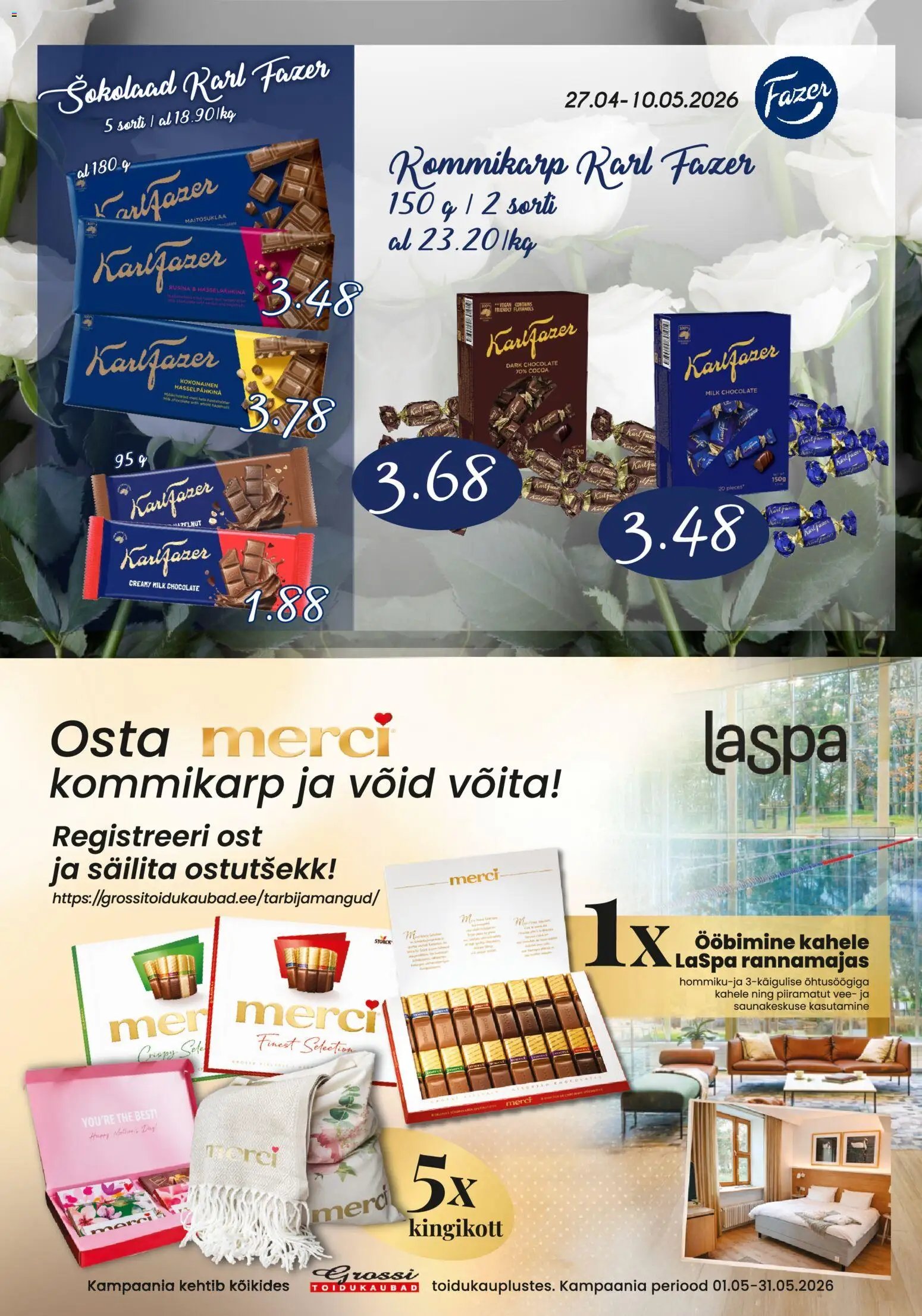 Grossi Toidukaubad Kliendileht