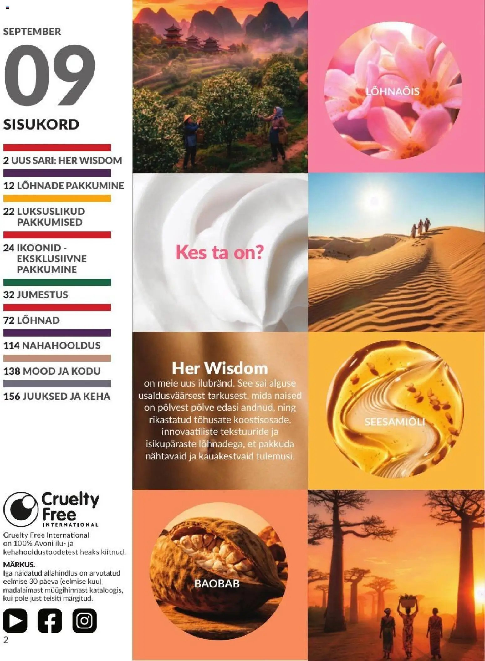AVON Septembri kataloog