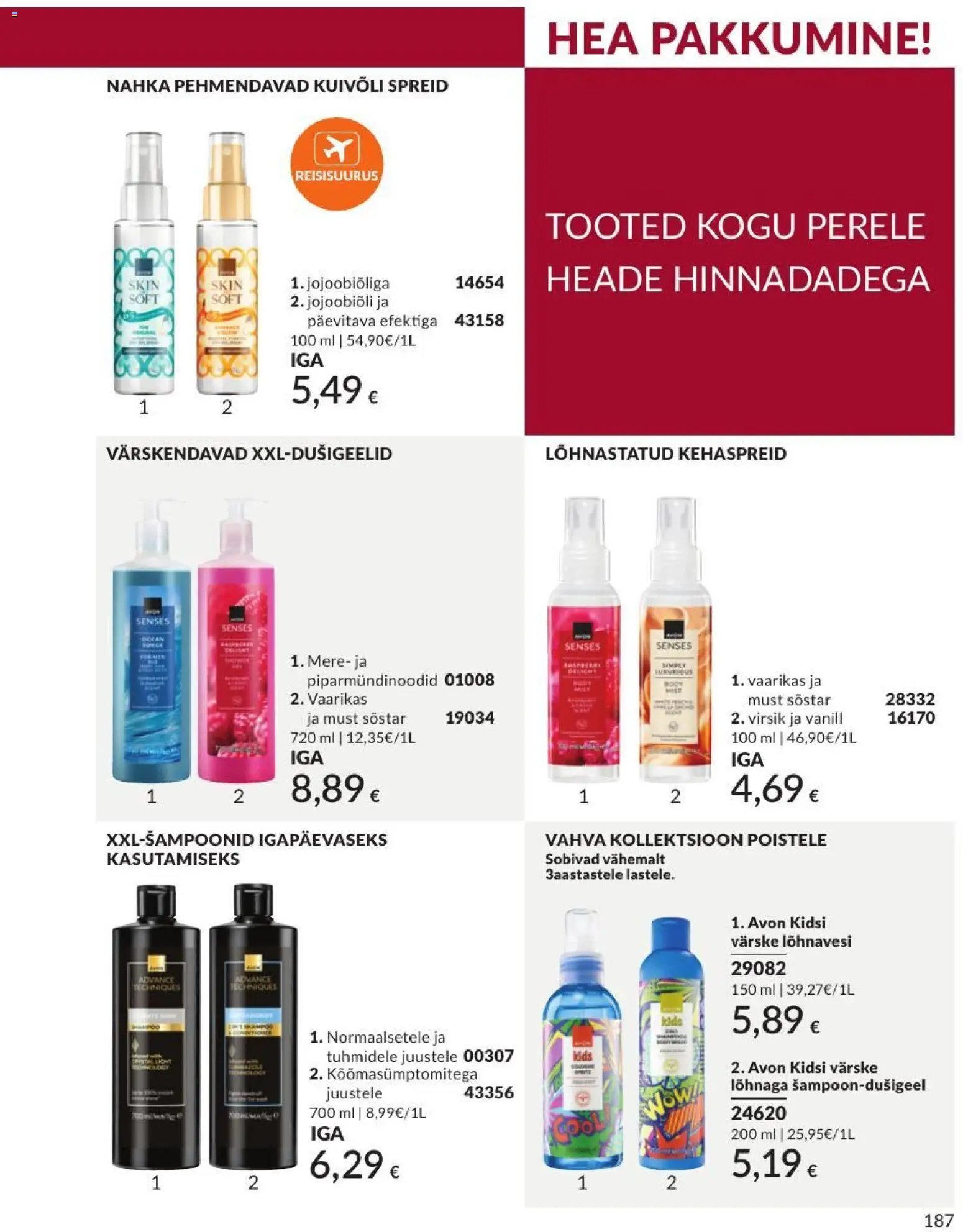 AVON Septembri kataloog