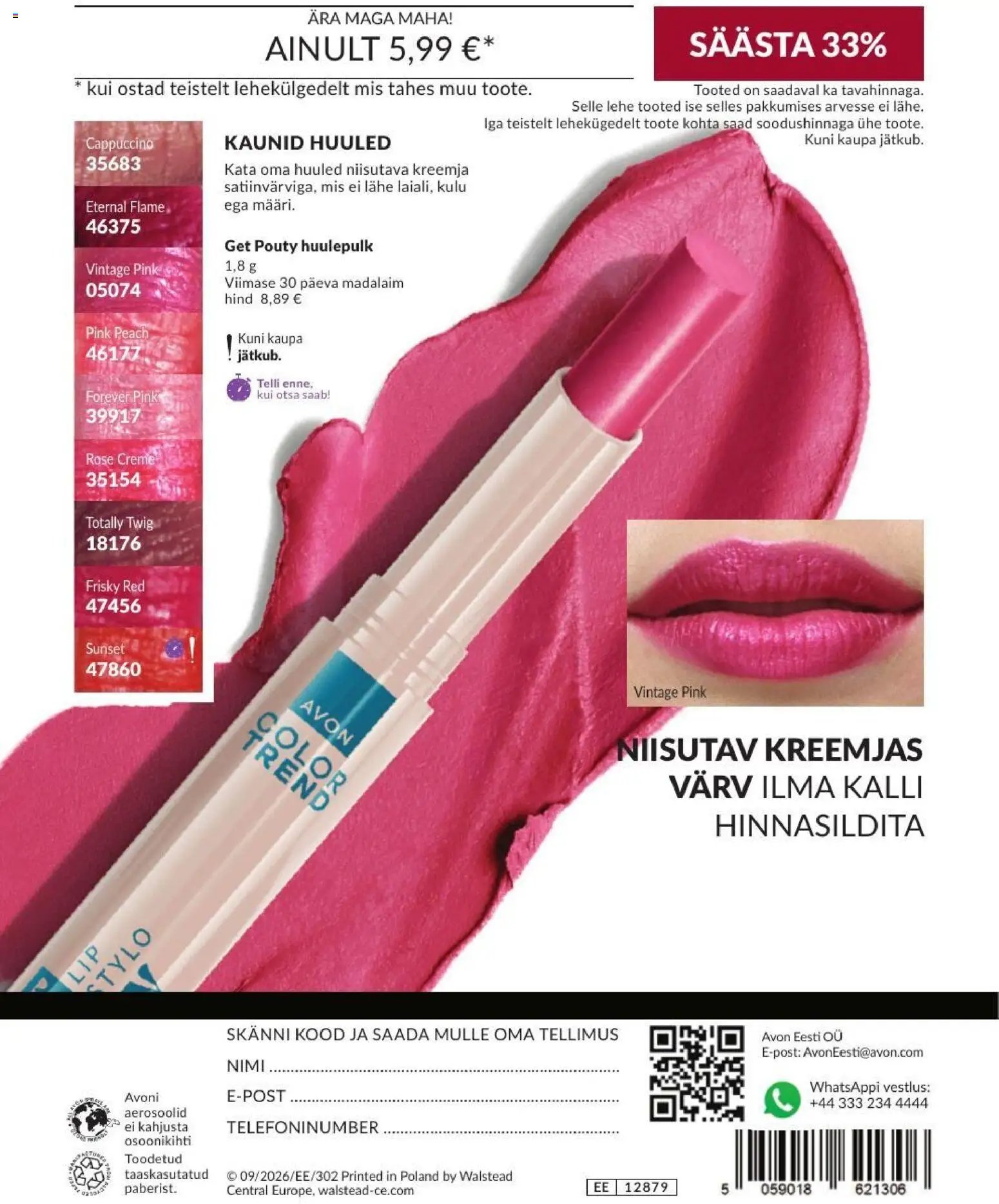 AVON Septembri kataloog