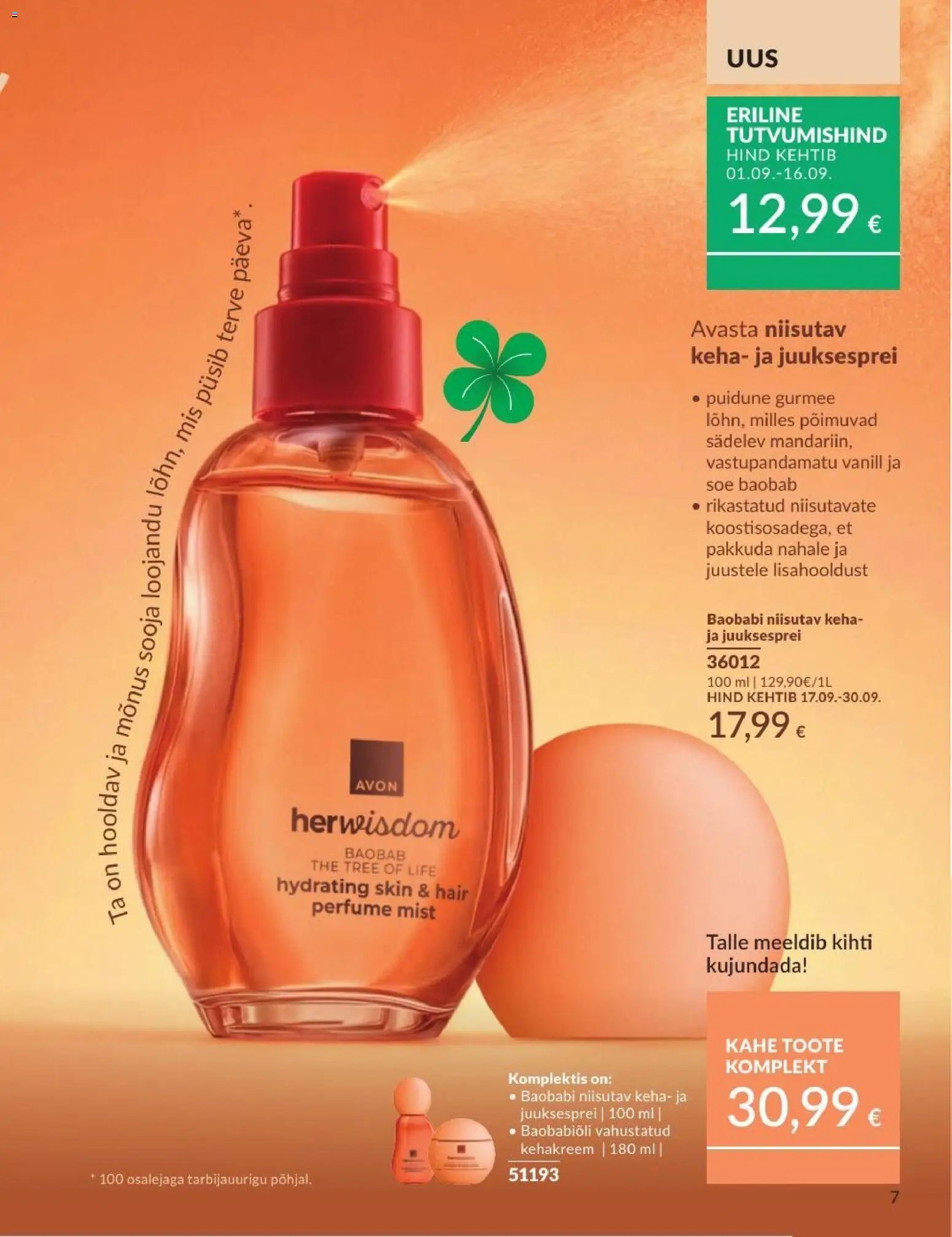 AVON Septembri kataloog