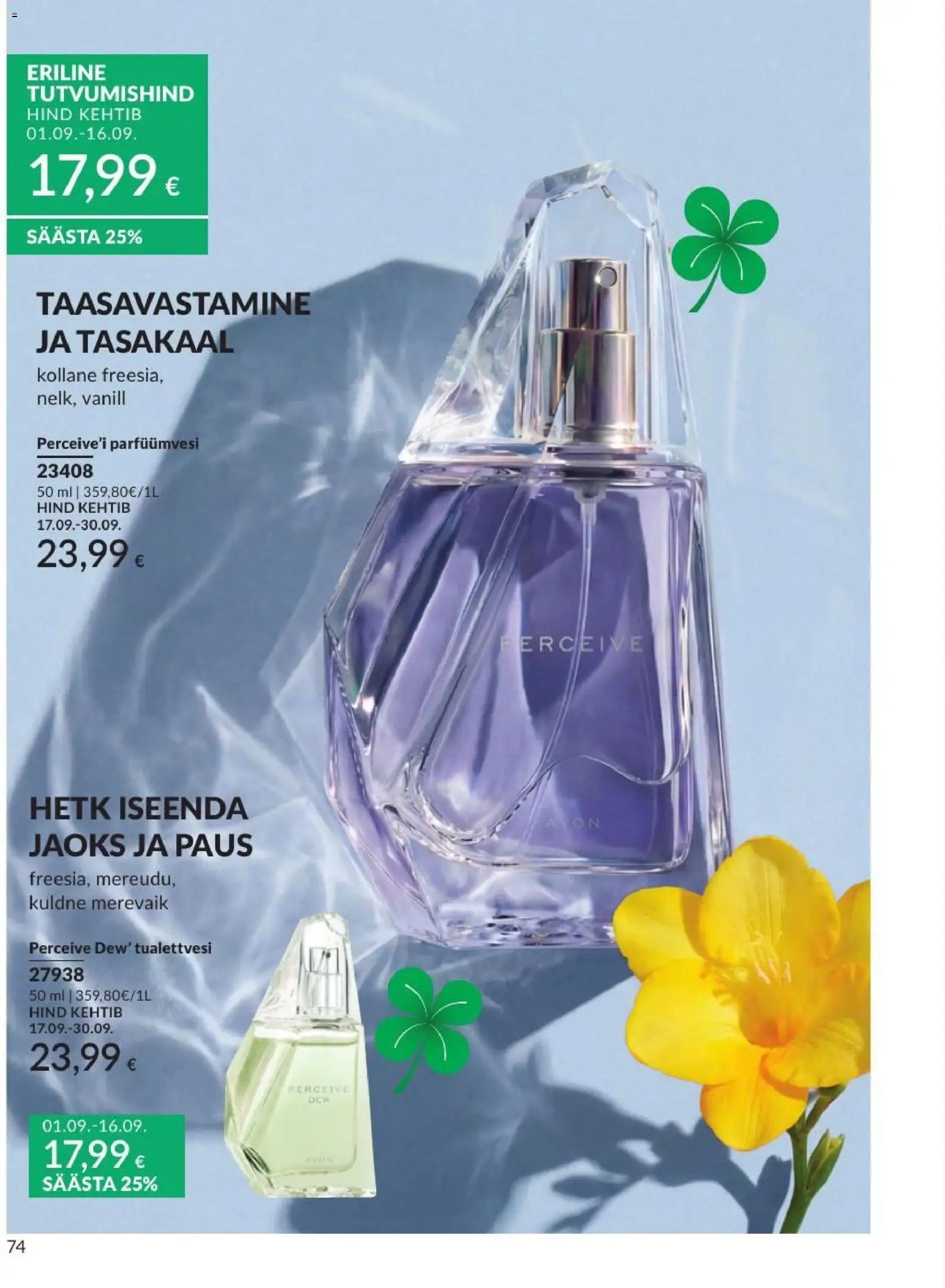 AVON Septembri kataloog