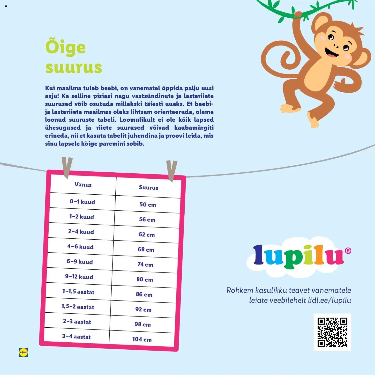 Lidl Kliendileht Lupilu