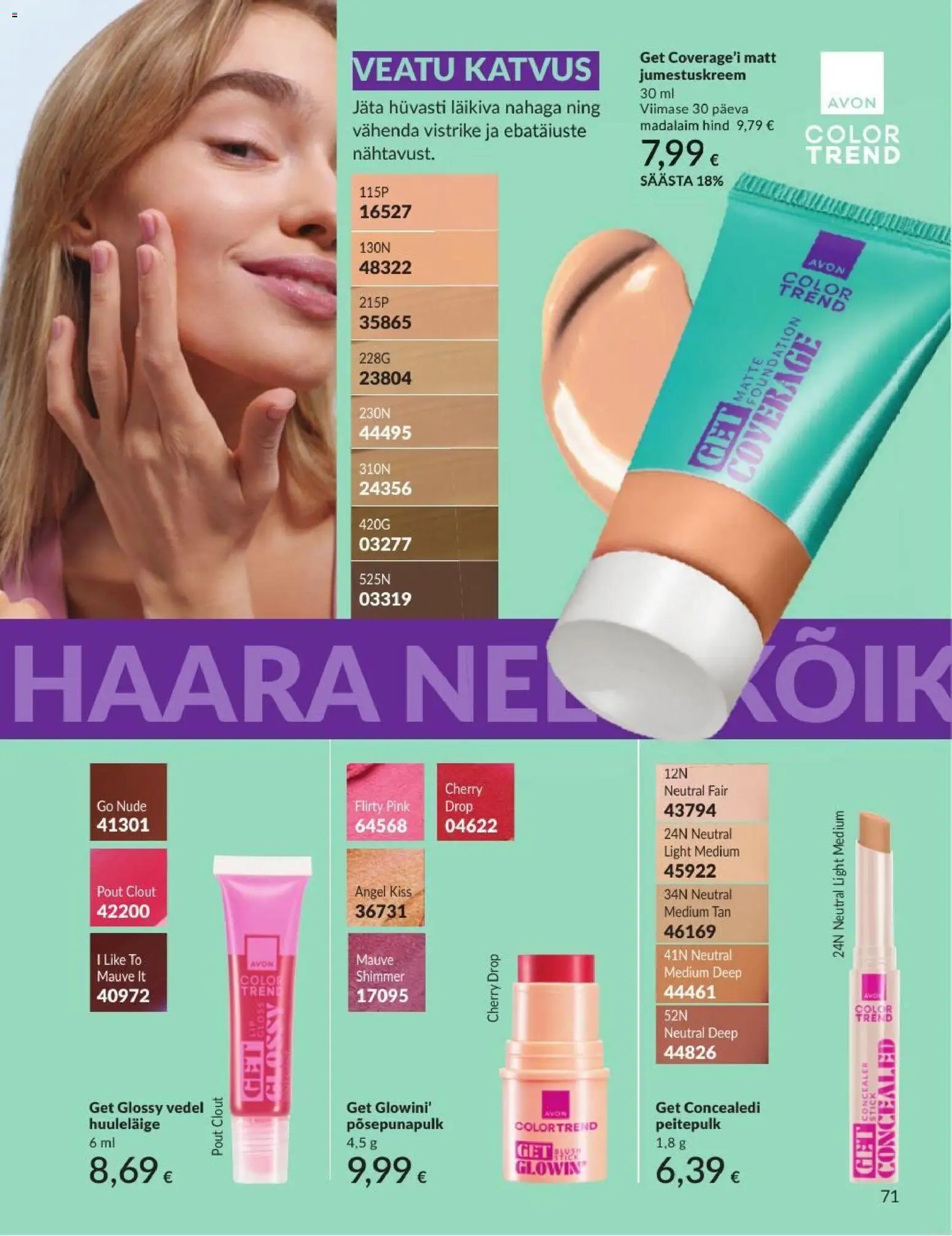 AVON Septembri kataloog