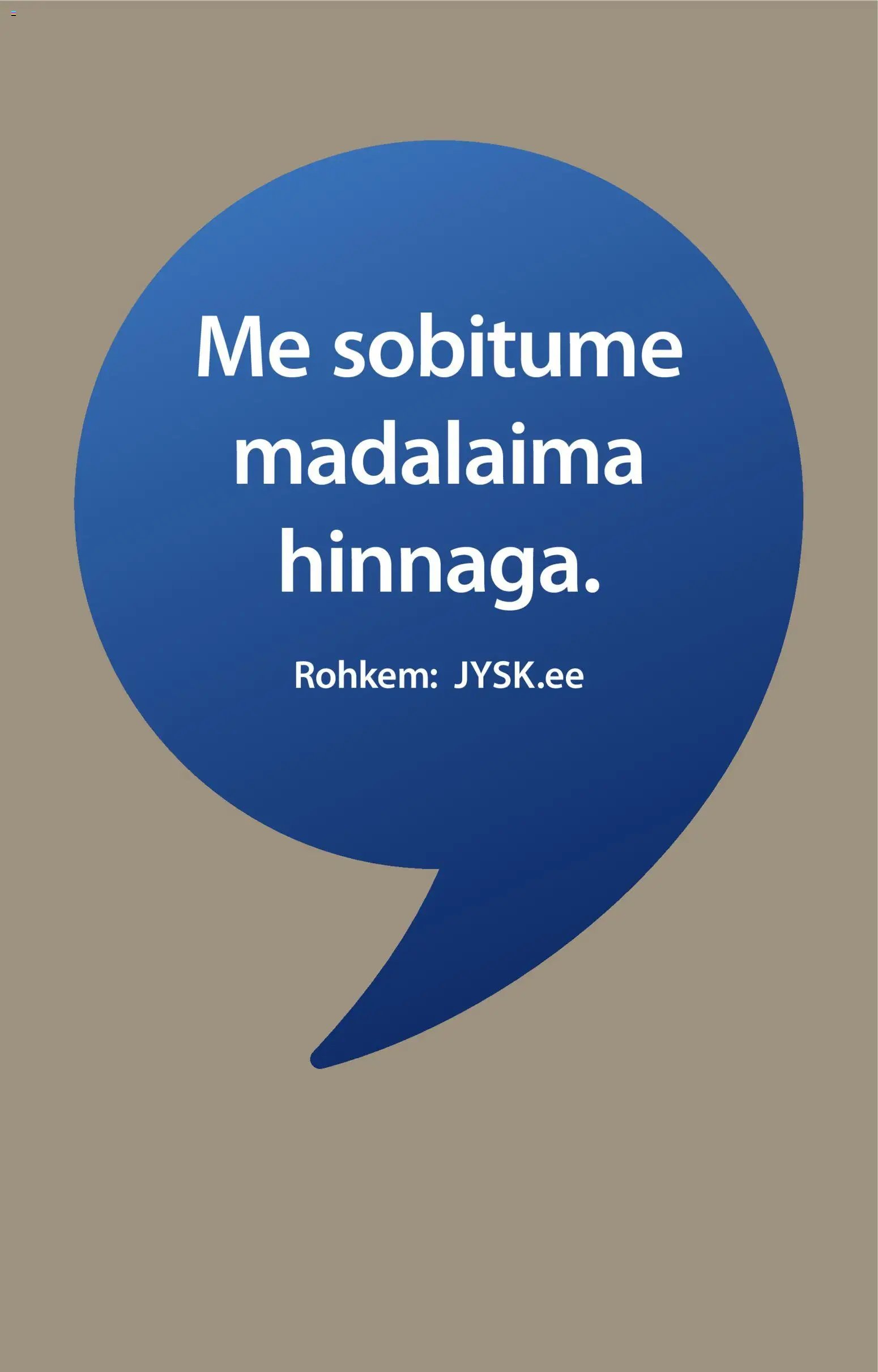 JYSK Kliendileht