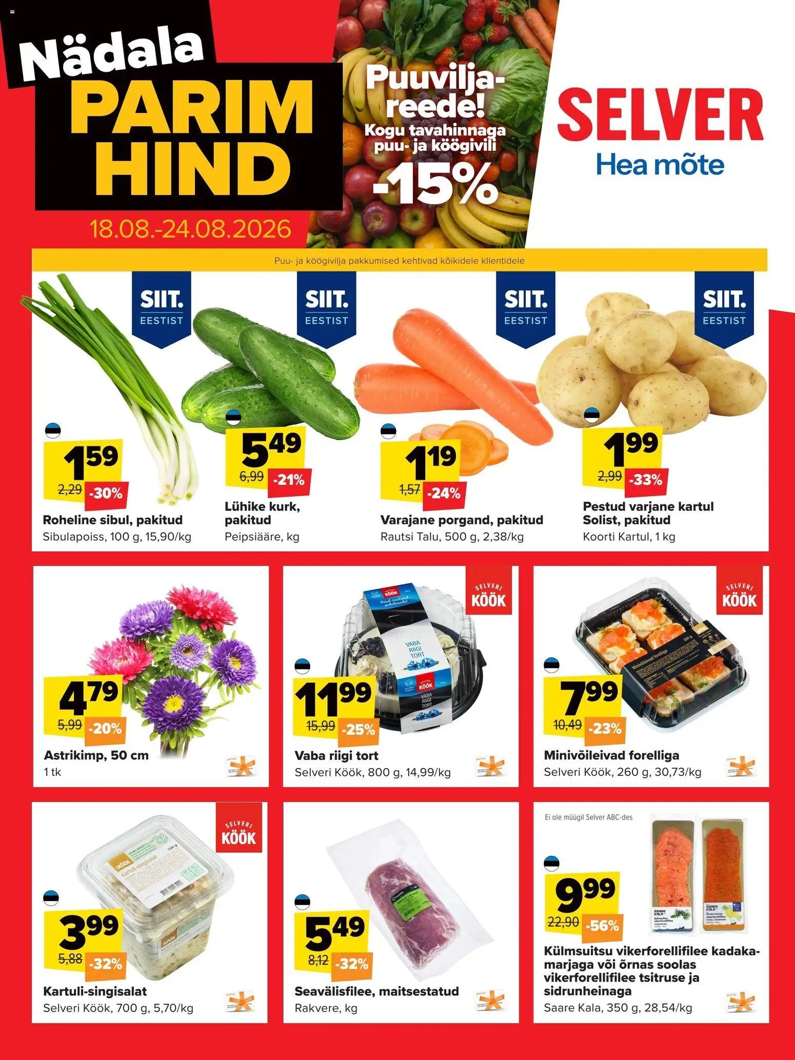 Selver Nädala parim hind