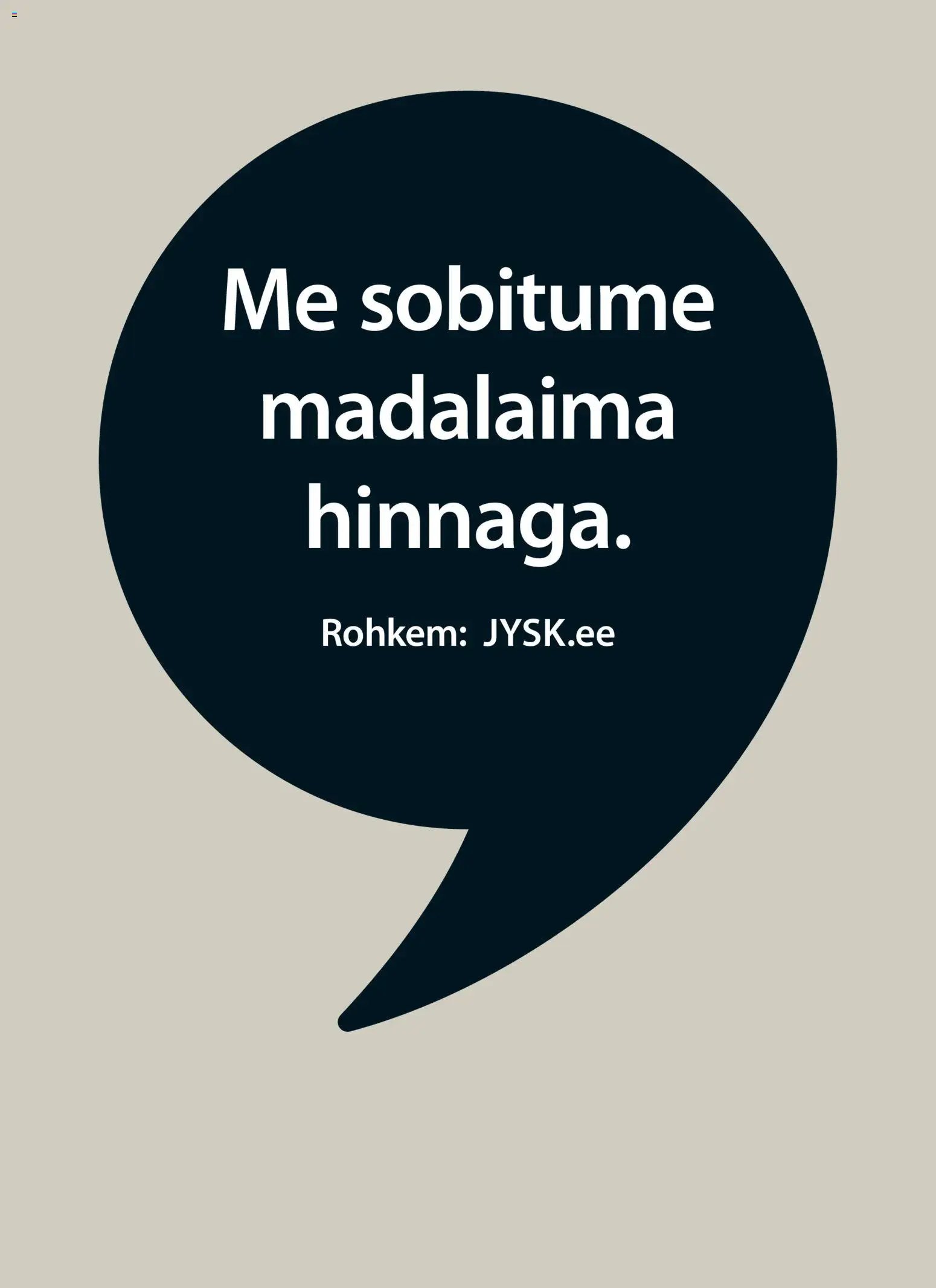 JYSK Kliendileht