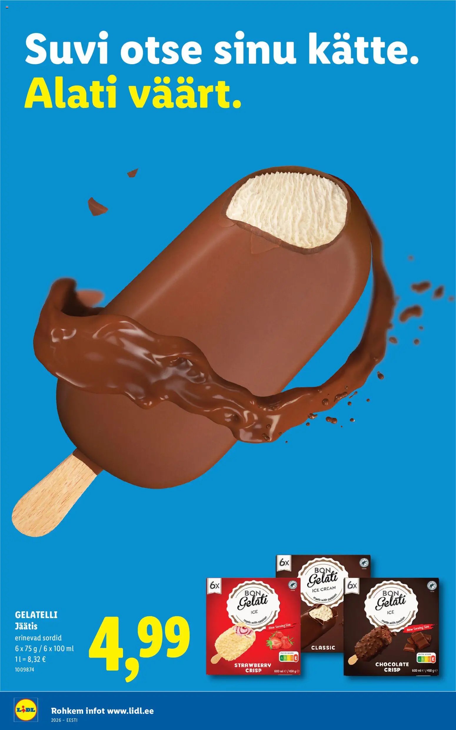 Lidl Jäätise kataloog