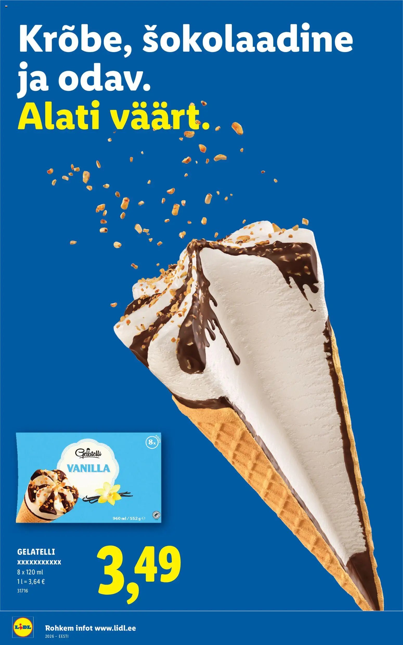 Lidl Jäätise kataloog