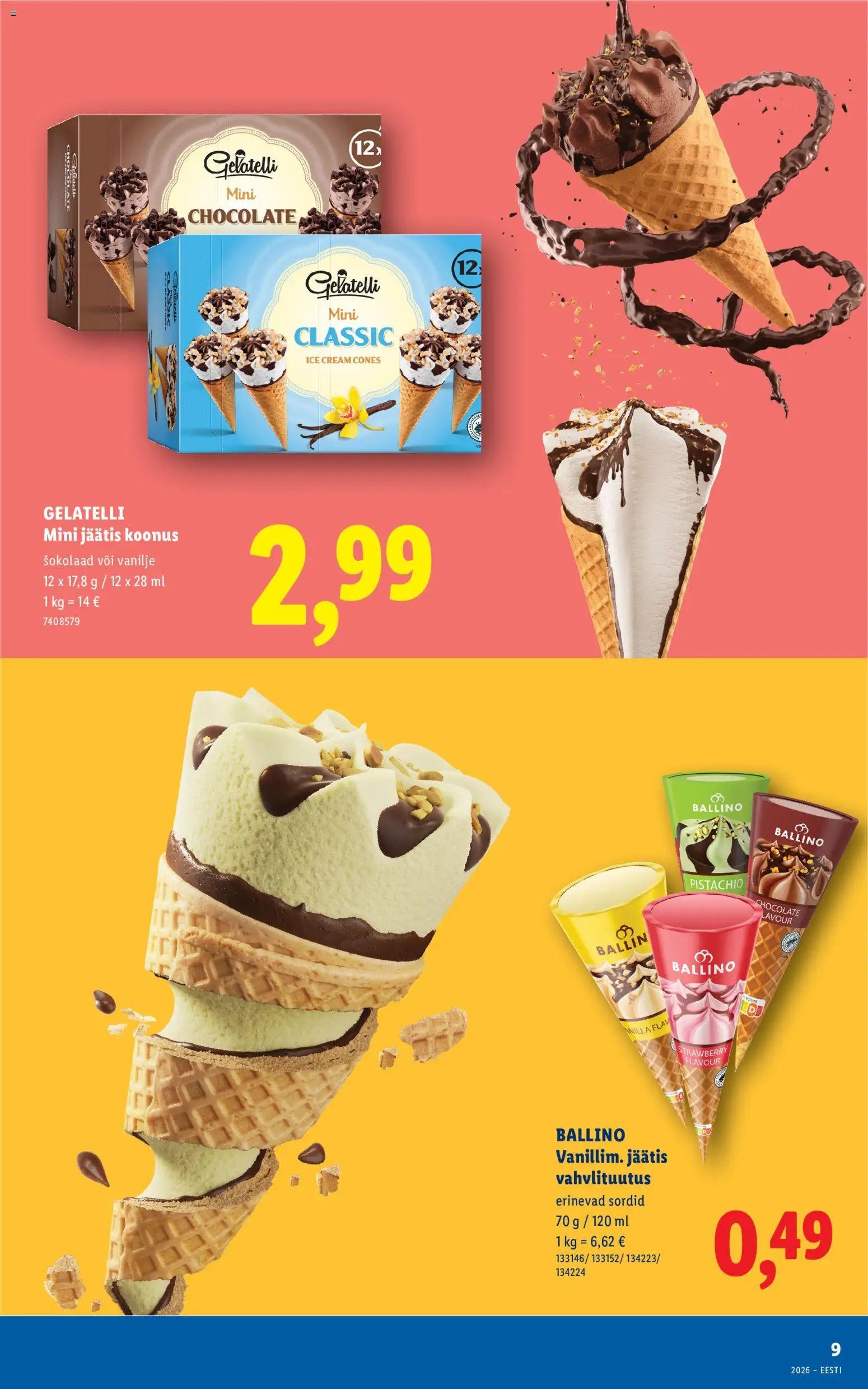 Lidl Jäätise kataloog