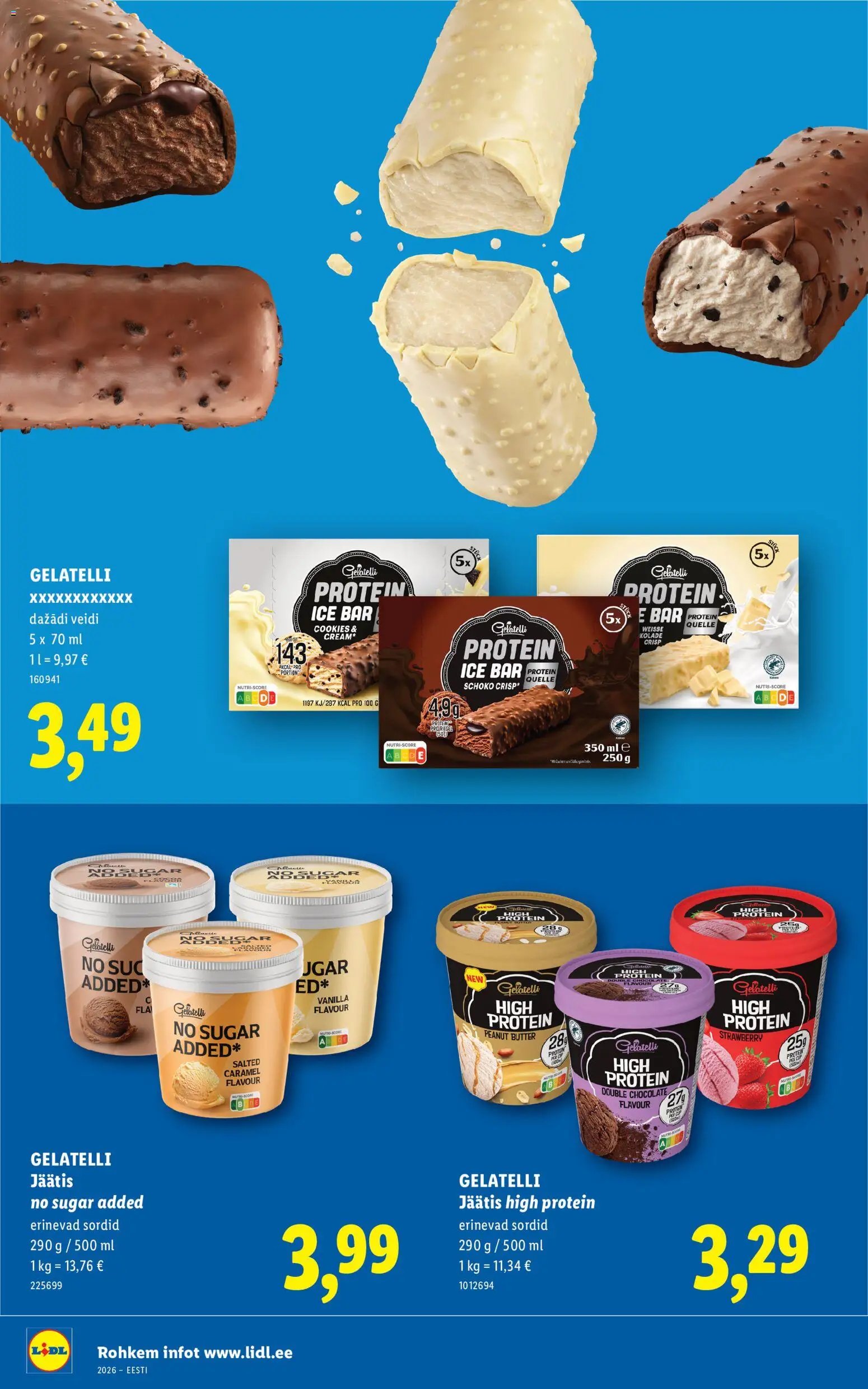 Lidl Jäätise kataloog