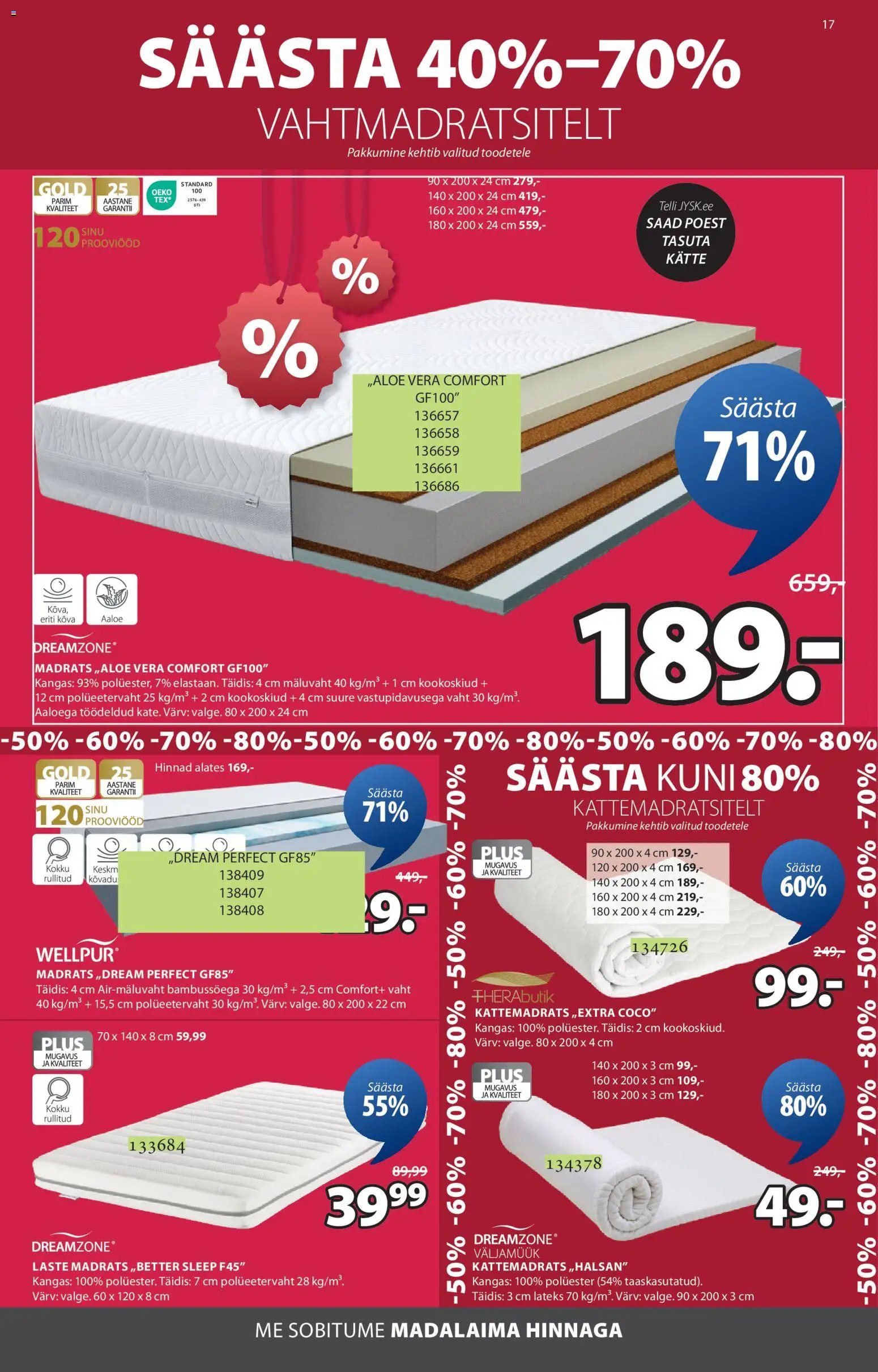 JYSK Kliendileht