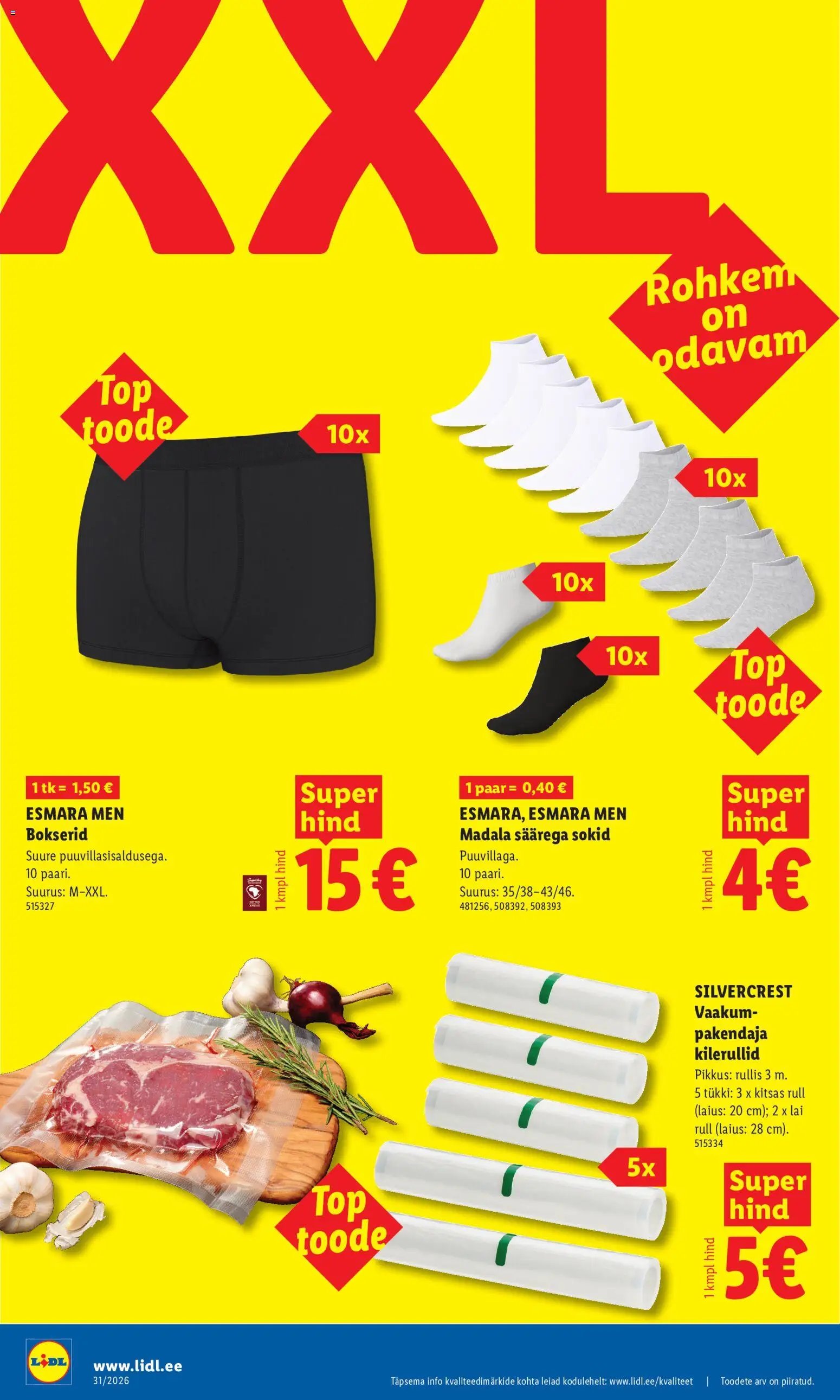 Lidl Tööstuskaupade pakkumised