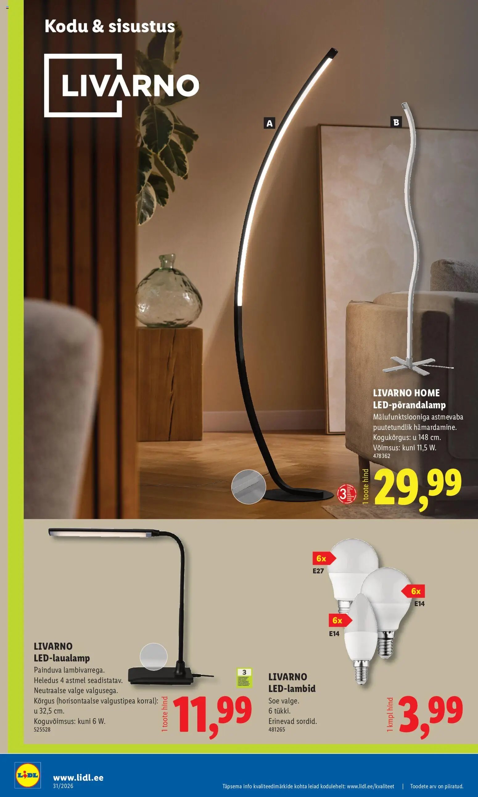 Lidl Tööstuskaupade pakkumised