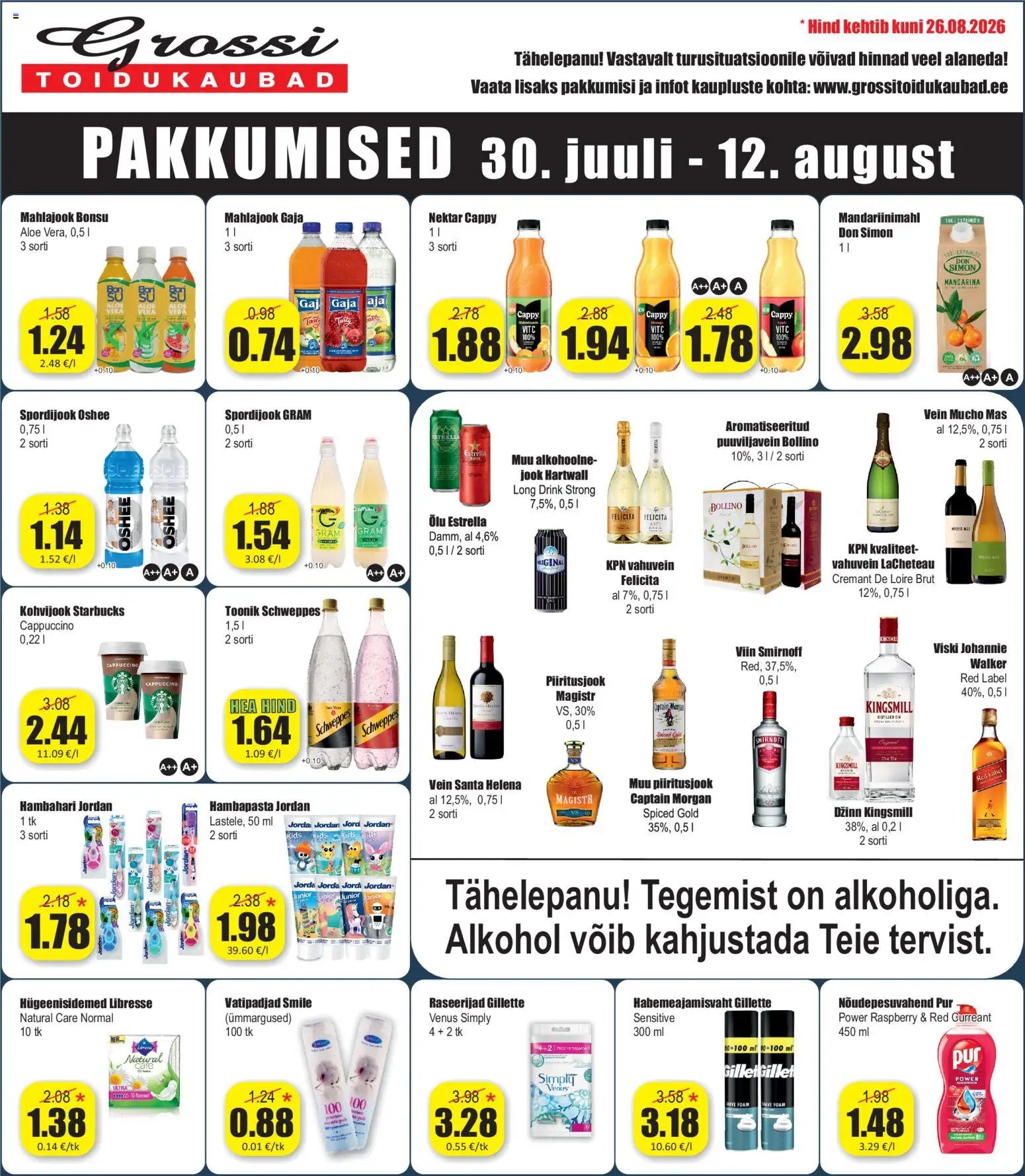 Grossi Toidukaubad Pakkumised