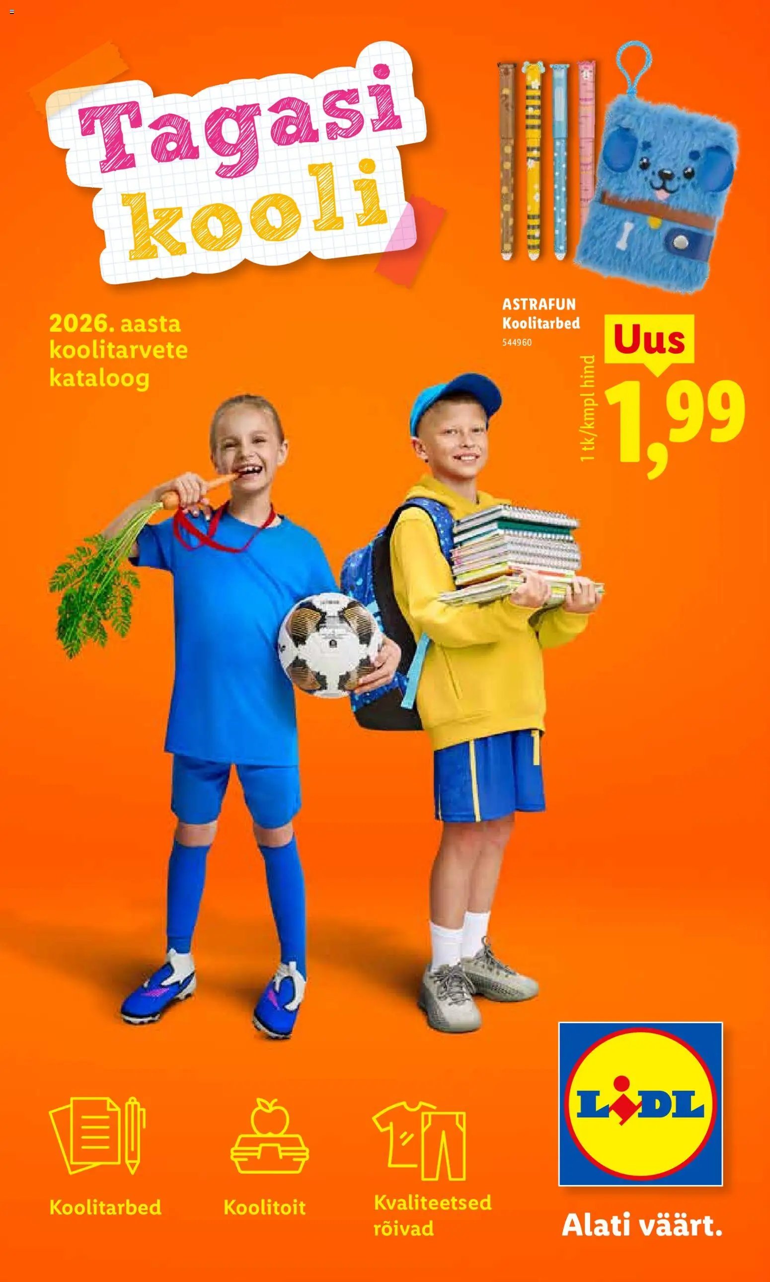 Lidl Koolitarvete kataloog 2026