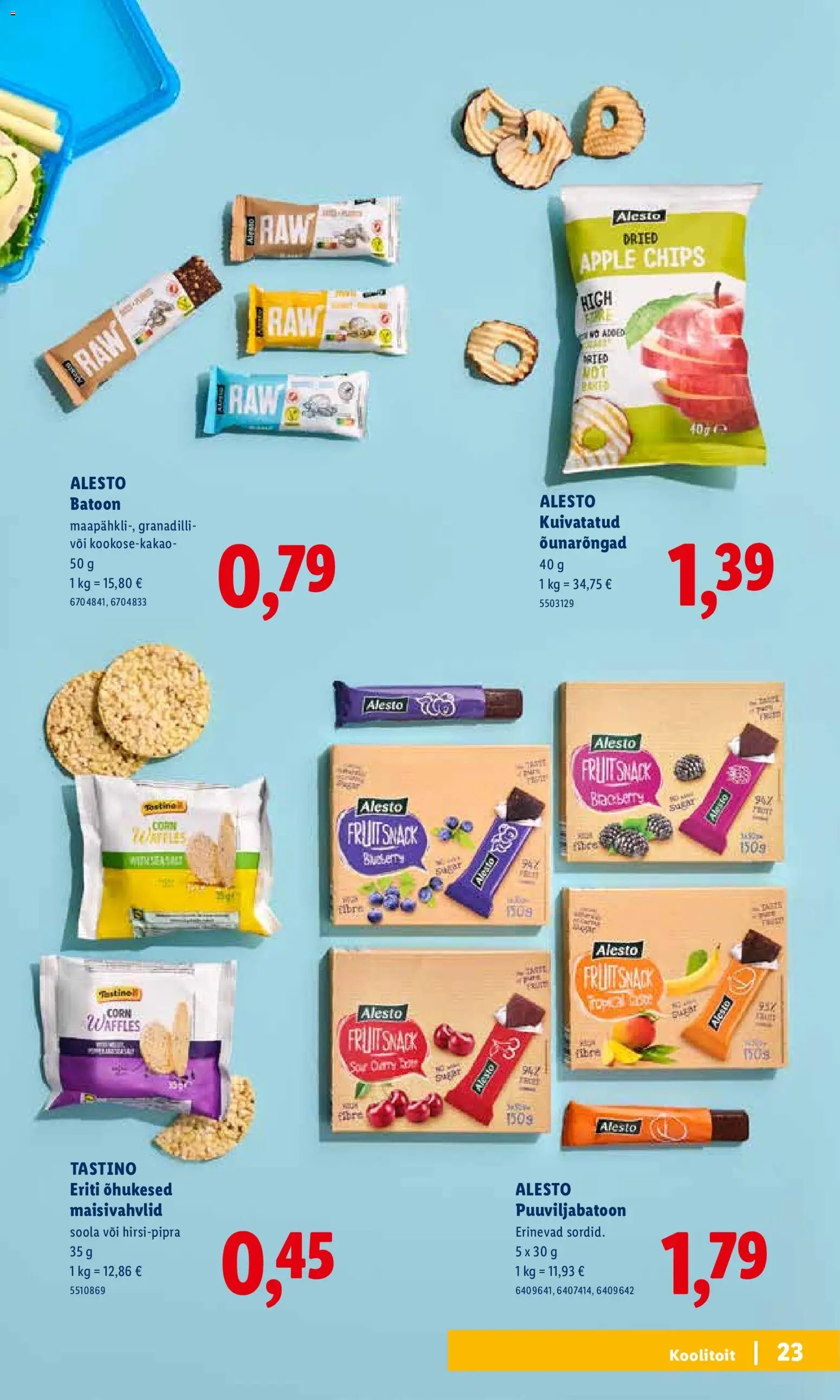 Lidl Koolitarvete kataloog 2026