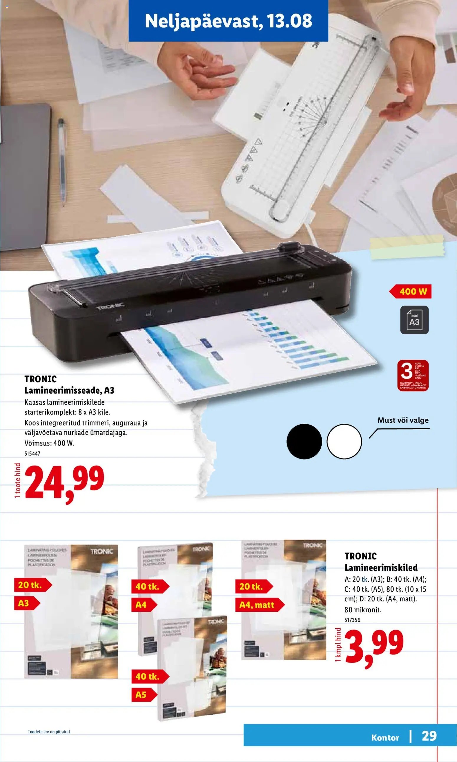 Lidl Koolitarvete kataloog 2026