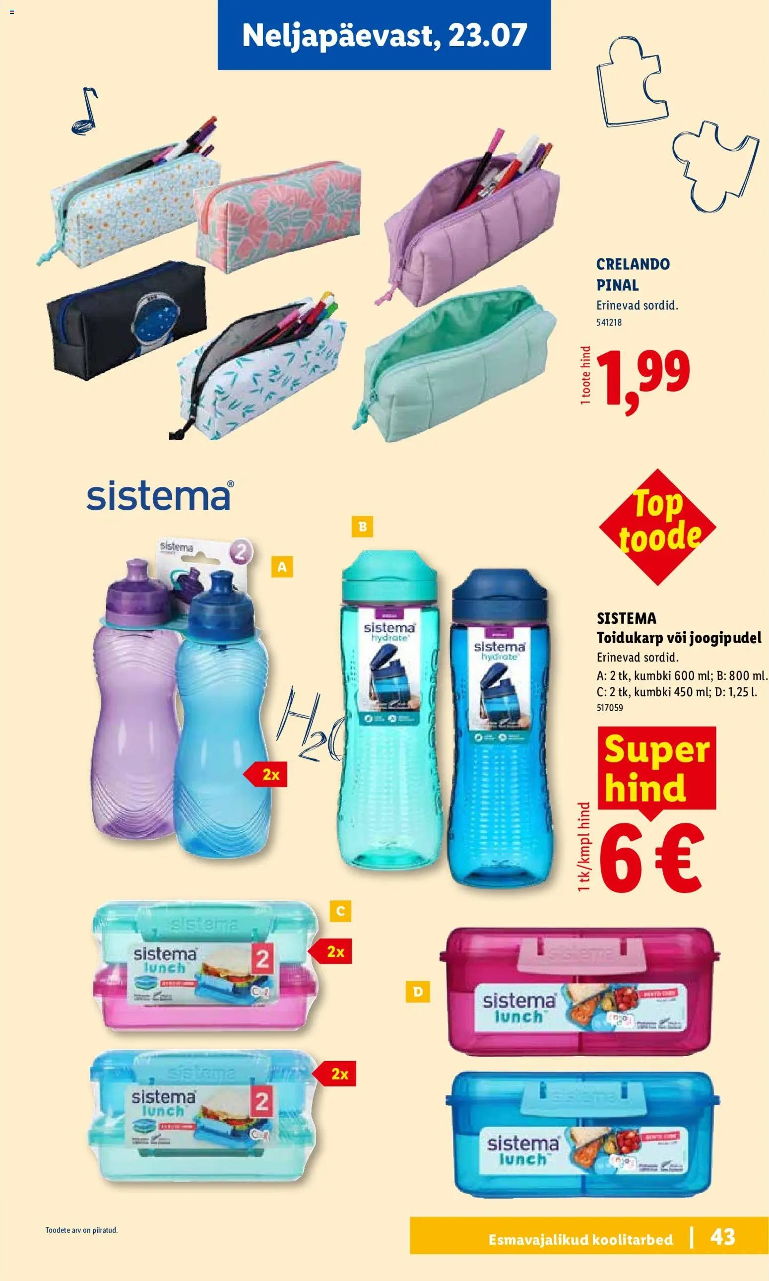 Lidl Koolitarvete kataloog 2026