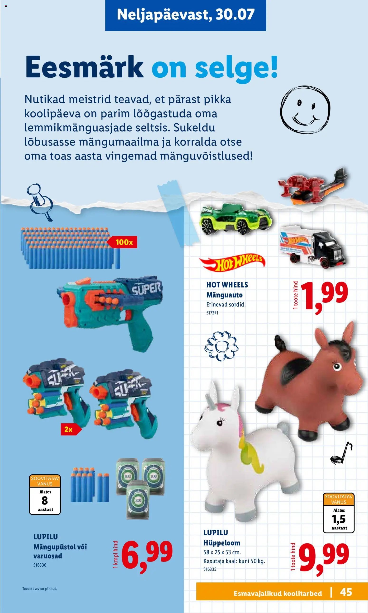 Lidl Koolitarvete kataloog 2026