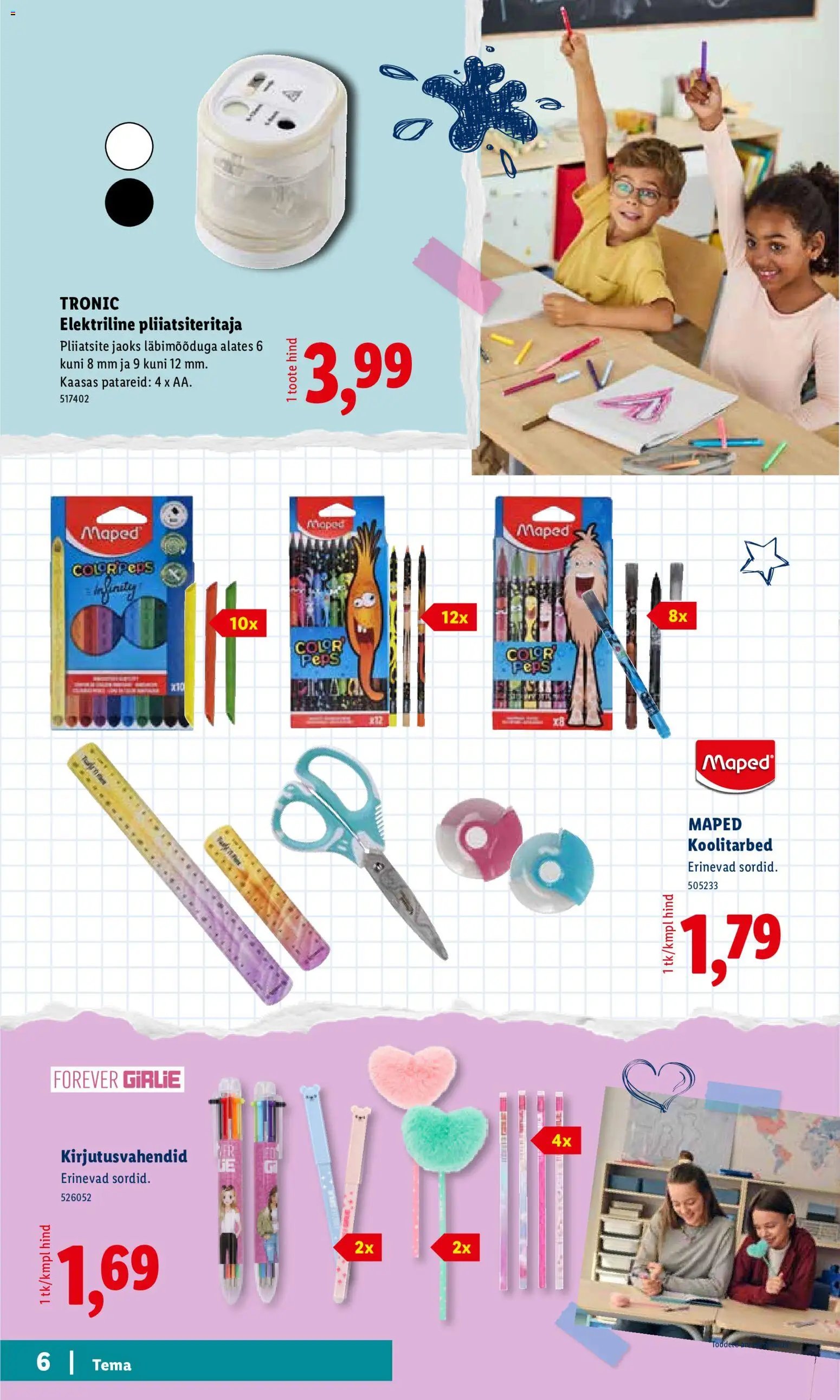 Lidl Koolitarvete kataloog 2026