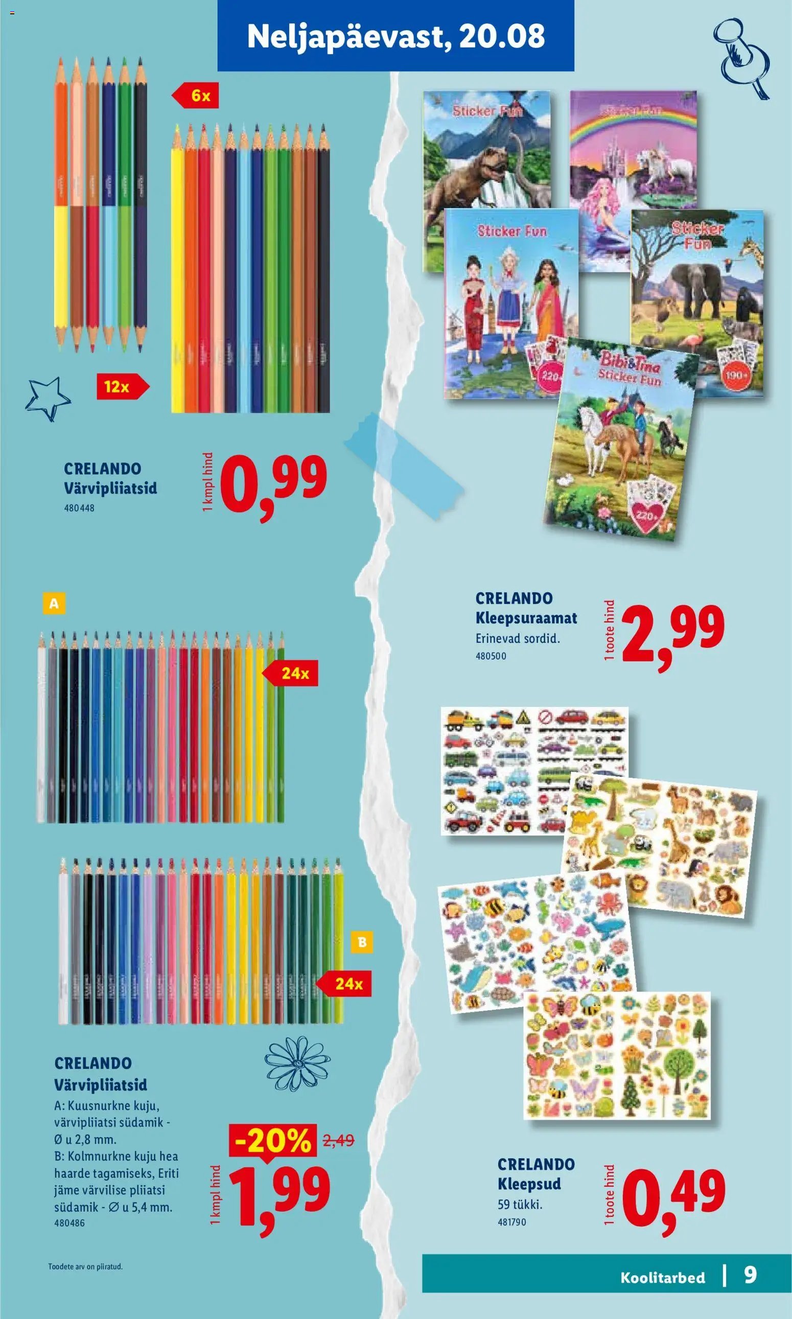 Lidl Koolitarvete kataloog 2026
