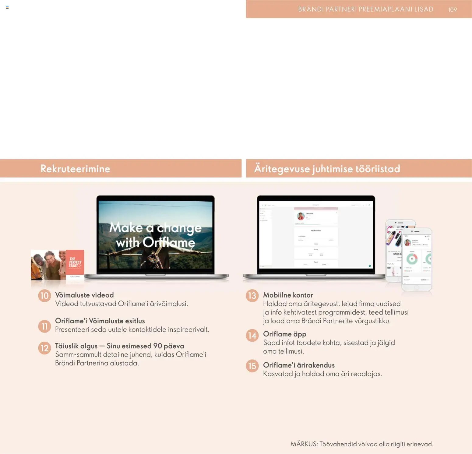 Oriflame Brändi Partneri Preemiaplaan