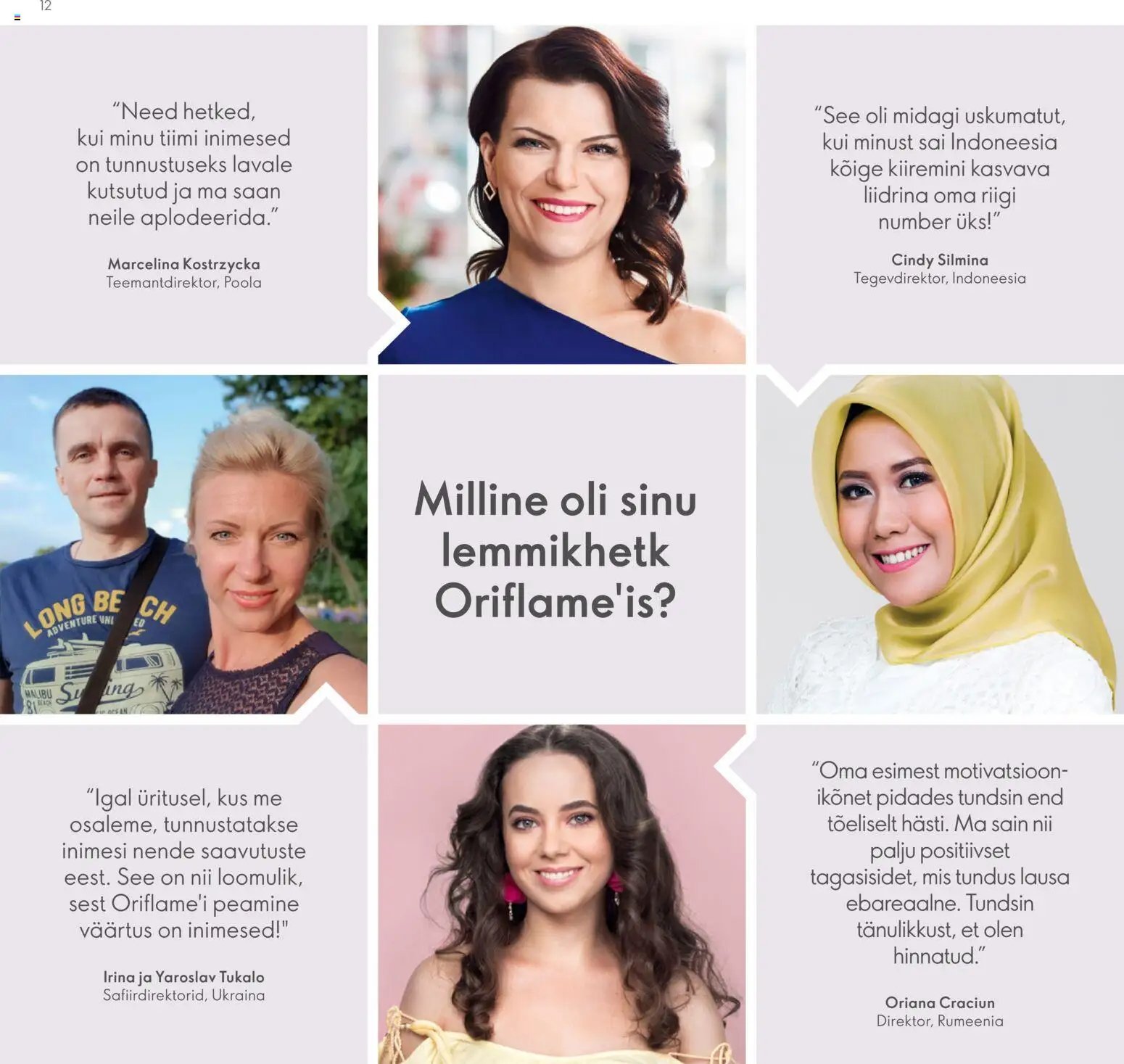 Oriflame Brändi Partneri Preemiaplaan